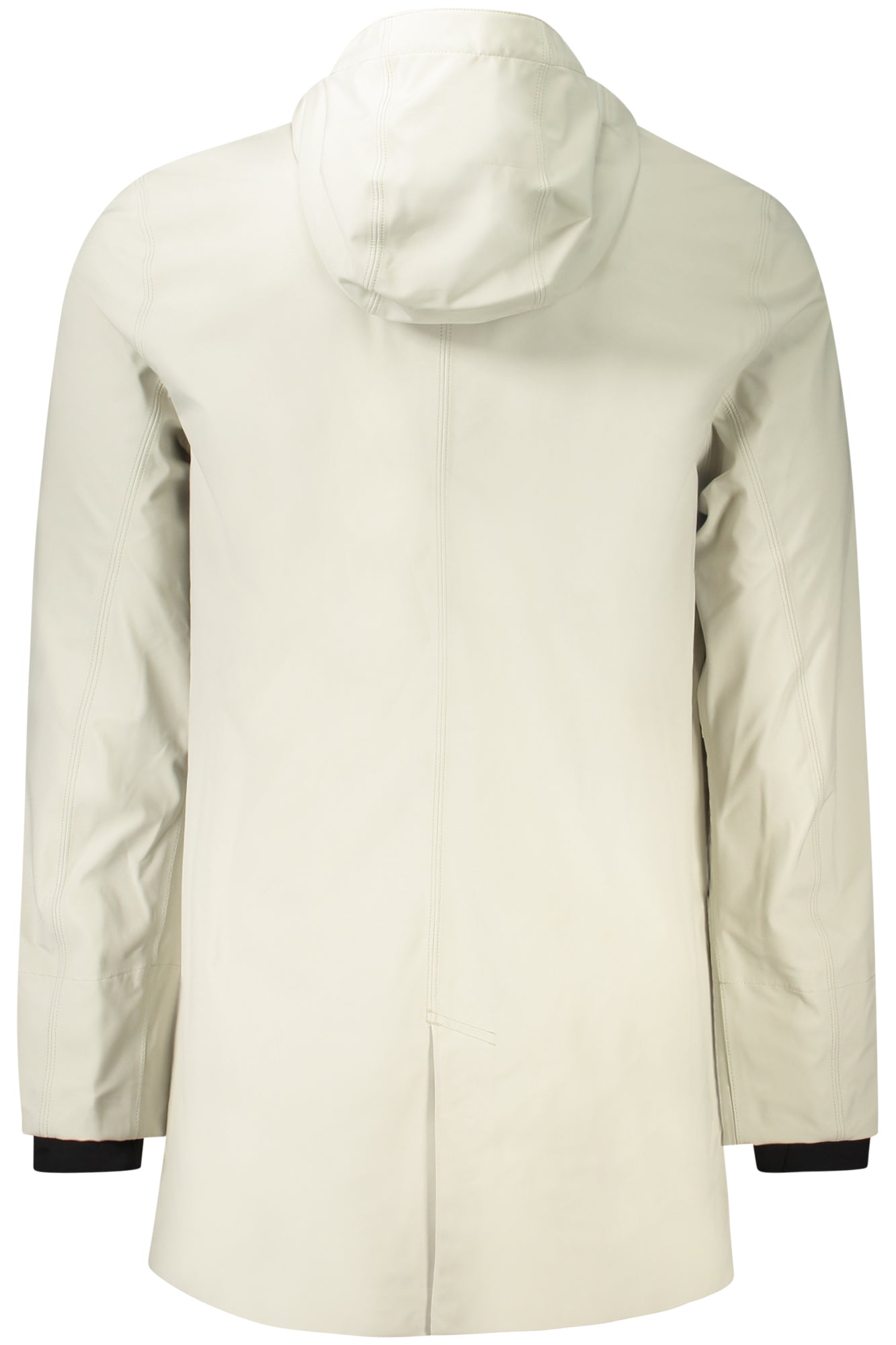 K5126SWTOMMYBONDED_GR634 – Grauer Herren-Trenchcoat mit Kapuze, Taschen & Reißverschluss – Größe: XL, 2XL, 3XL, L, M – Farbe: Grigio