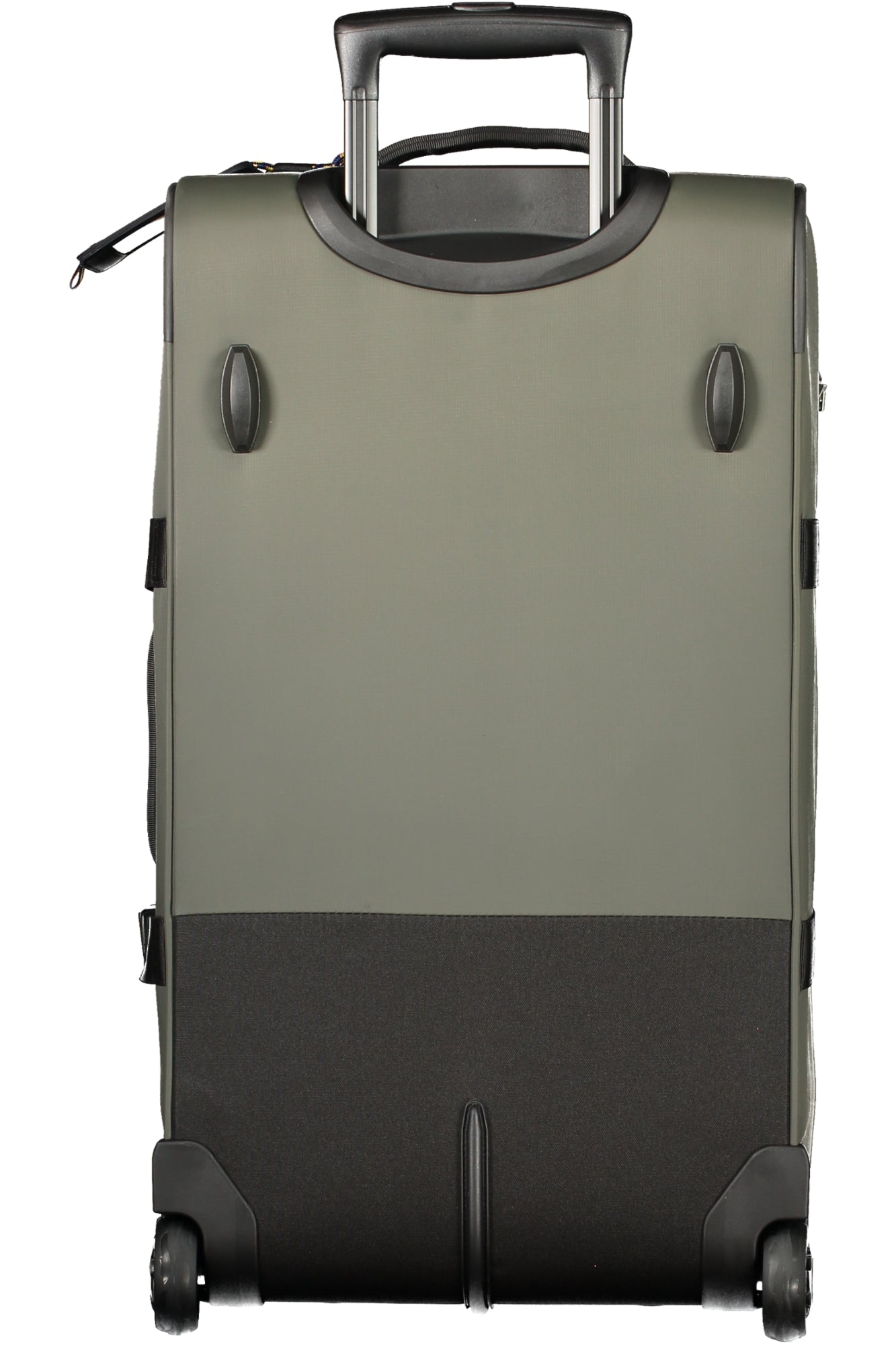 K2128NWBLOSSACM_VEY02 – Unisex grüner Trolley mit ausziehbarem Griff und Kontrastdetails – Größe: UNI – Farbe: Verde