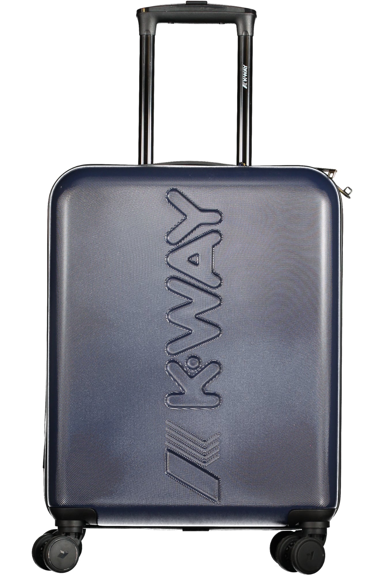 K11416WCABIN_BLL19 – Kleiner blauer Herrentrolley mit 4 Rädern und Zahlenschloss – Größe: UNI – Farbe: Blu