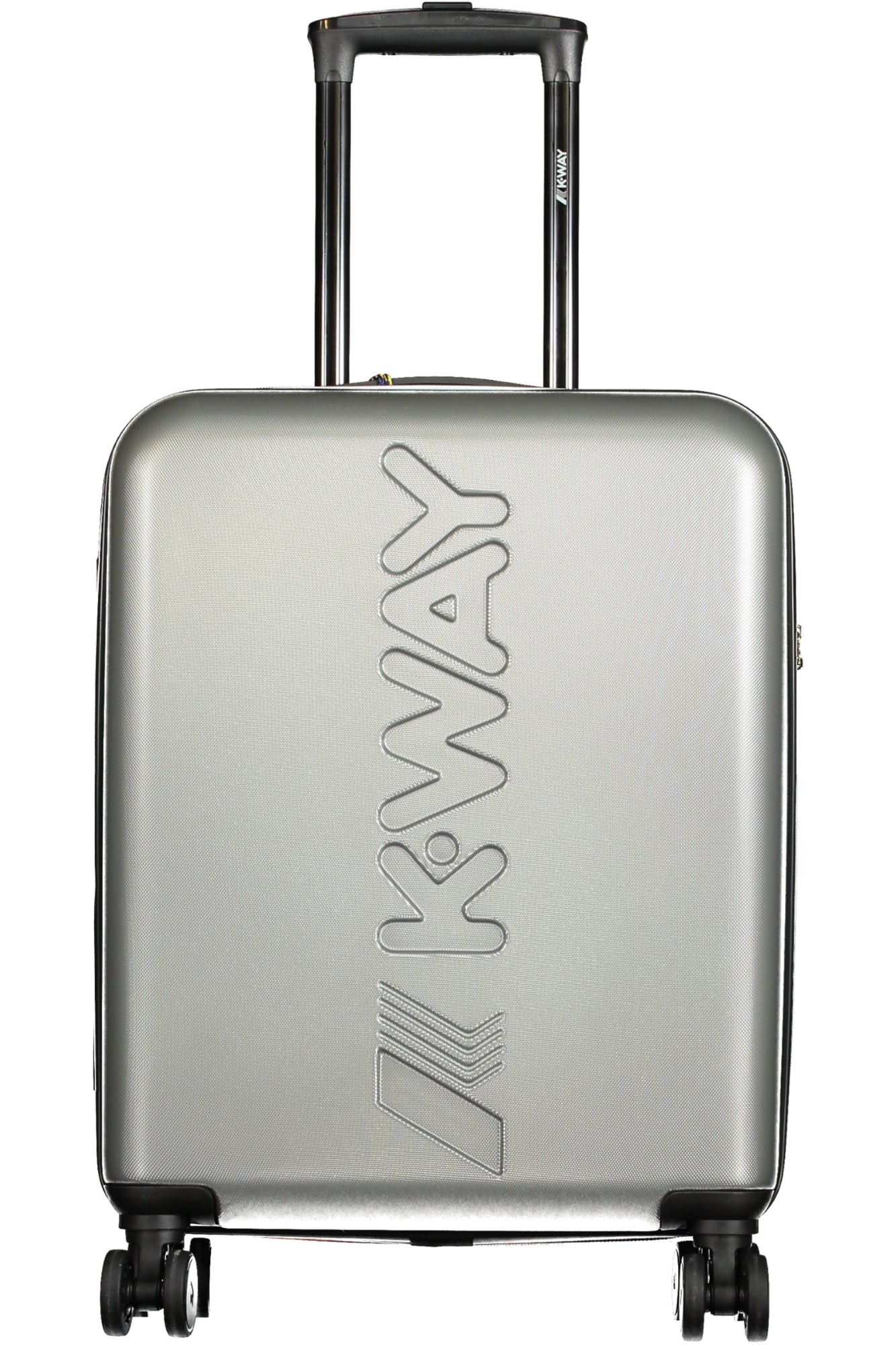 K11416WCABIN_GRL23 – Kleiner grauer Trolley mit 4 Rädern und vielen Fächern – Größe: UNI – Farbe: Grigio