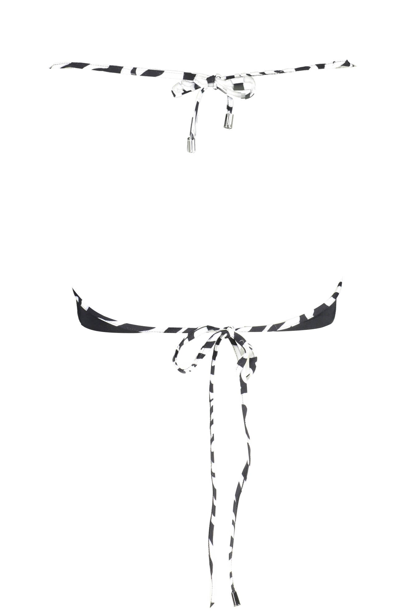 KL22WTP26_NERO_BLACK – Damen Triangel-Bikini Schwarz - Gefüttert & Herausnehmbare Polsterung – Größe: XS, S – Farbe: Nero