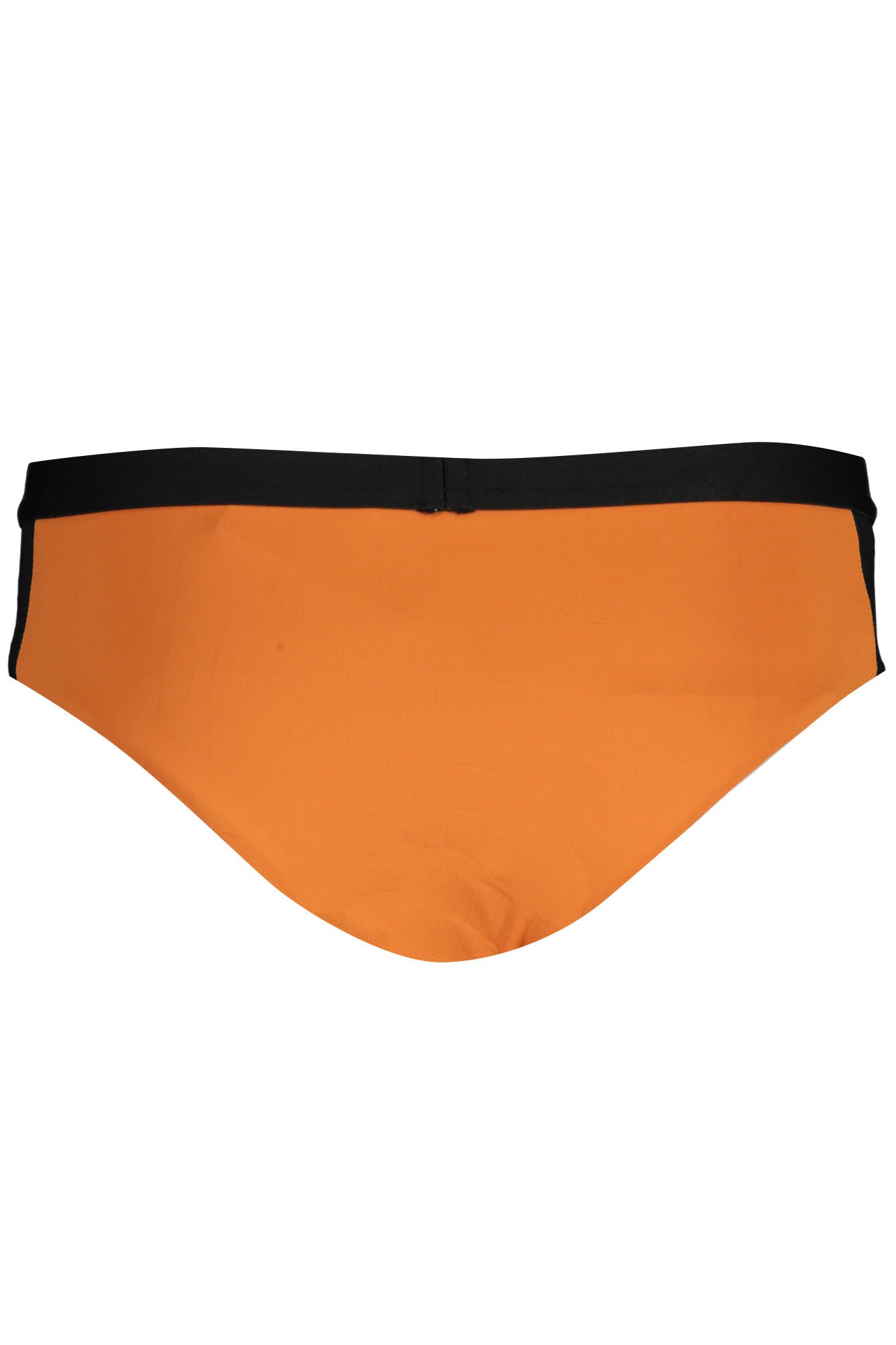 KL22WBT09_ARANCIO_ORANGE – Stylische Damen-Badehose in Orange mit kontrastierenden Details – Größe: XS, S – Farbe: Arancione