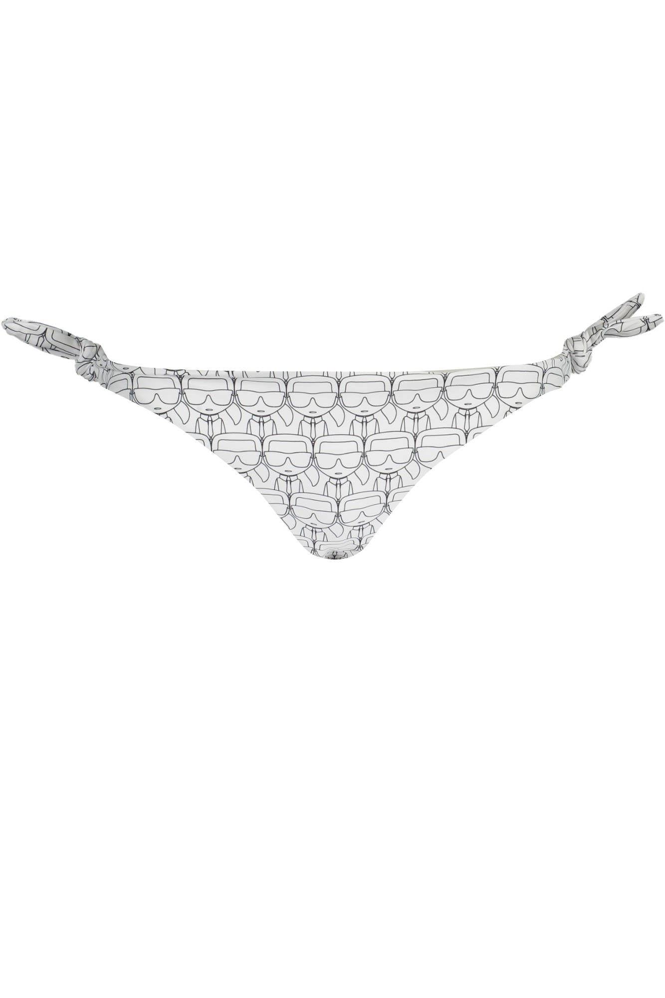 KL22WBT14_BIANCO_WHITE – Elegante Damen-Badehose Weiß: Gefüttert mit Stilvollen Details – Größe: XS, S, M, L – Farbe: Bianco