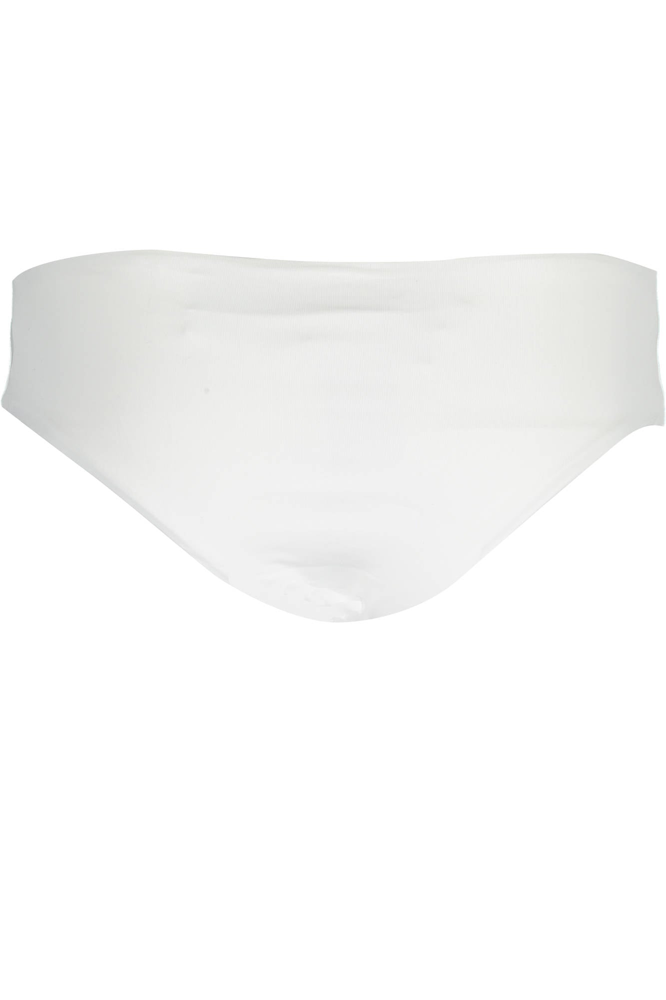 KL22WBT04_BIANCO_WHITE – Elegante Damen-Badekleidung in Weiß mit Logo-Applikation – Größe: XS, S, M – Farbe: Bianco