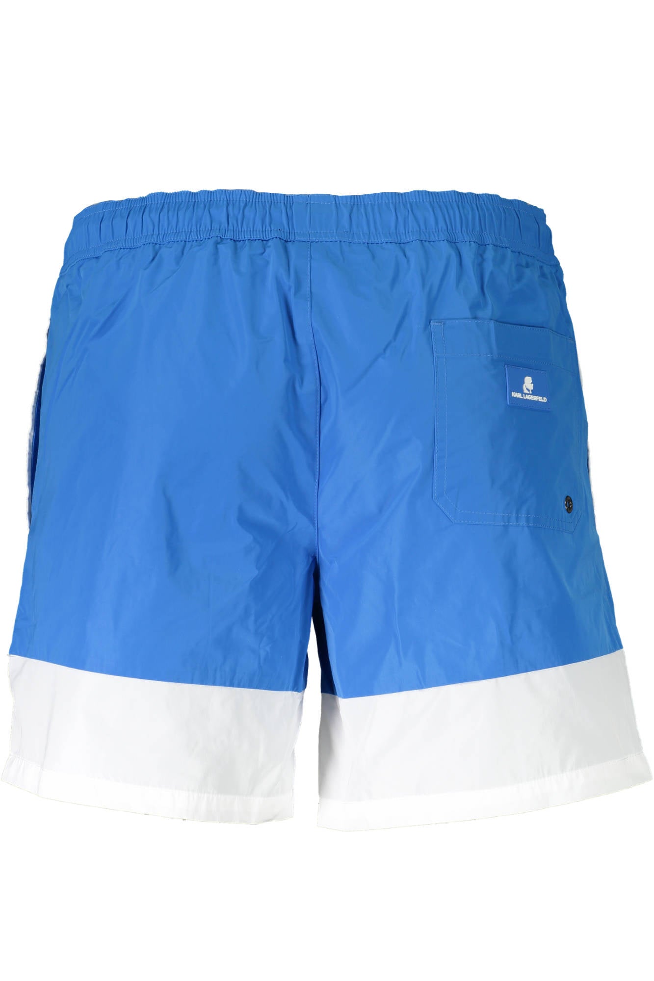 KL20MBM02_AZZURRO_BLUE – Stylische blaue Bade-Boxershorts mit Taschen & Logo-Details für Herren – Größe: S, M – Farbe: Azzurro