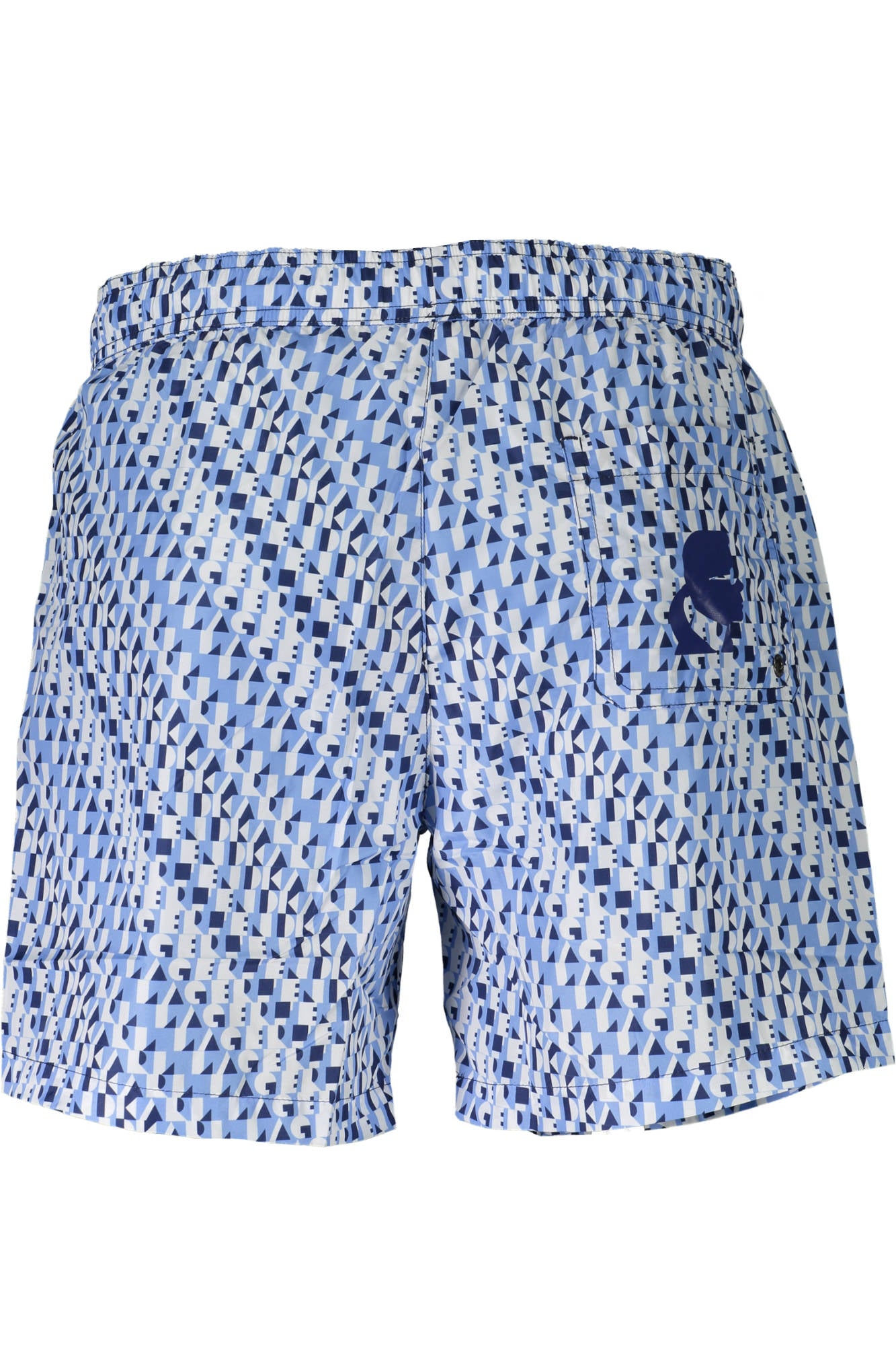 KL20MBM09_AZZURRO_SKYNAVY – Herren Badeboxershorts Blau mit Taschen & Innenslip - Komfort pur – Größe: S – Farbe: Azzurro