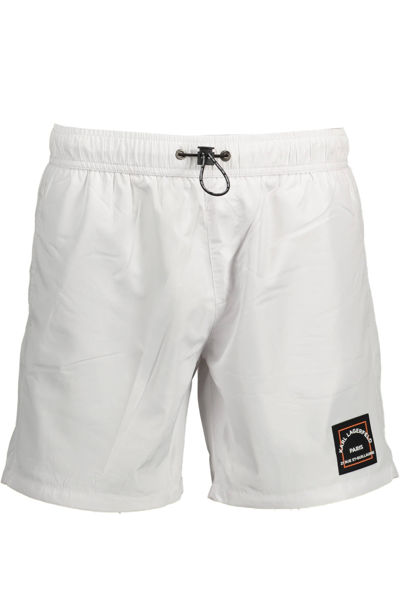 KL22MBM01_BIANCO_WHITE – Elegante Herren-Badeshorts in Weiß mit praktischem Design – Größe: S, M, L, XL – Farbe: Bianco