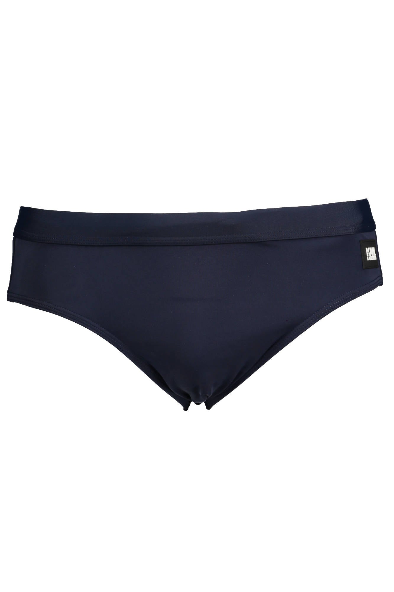 KL22MSP01_BLU_NAVY – Elegante blaue Badehose für Herren mit elastischem Bund und Schnüren – Größe: S – Farbe: Blu