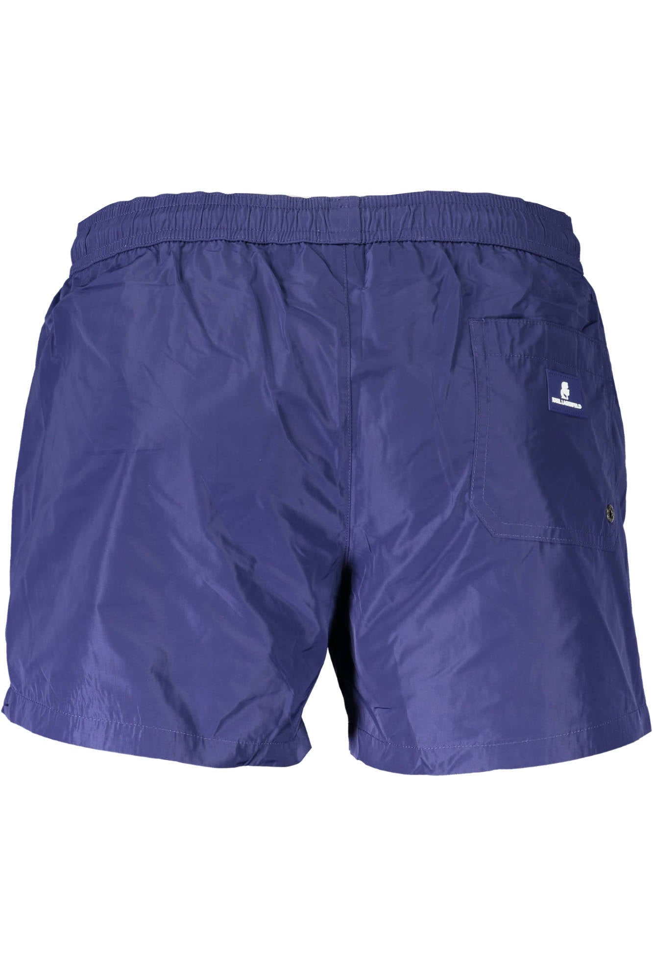 KL20MBS01_BLU_NAVY – Herren Badeshorts Blau mit Logo & Kordelzug | Komfort & Stil – Größe: S, M, L – Farbe: Blu
