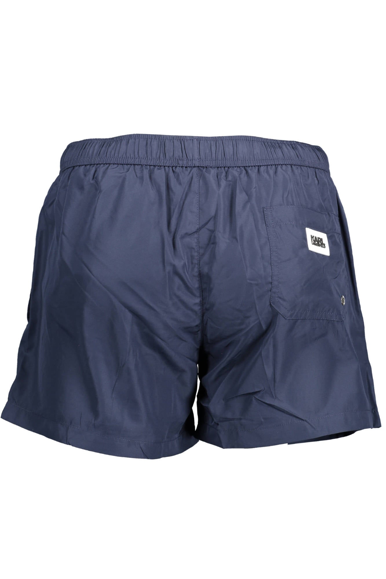 KL22MBS08_BLU_NAVY – Herren Badeshorts Blau: Komfort & Stil mit Logo-Print und Innenslip – Größe: S – Farbe: Blu