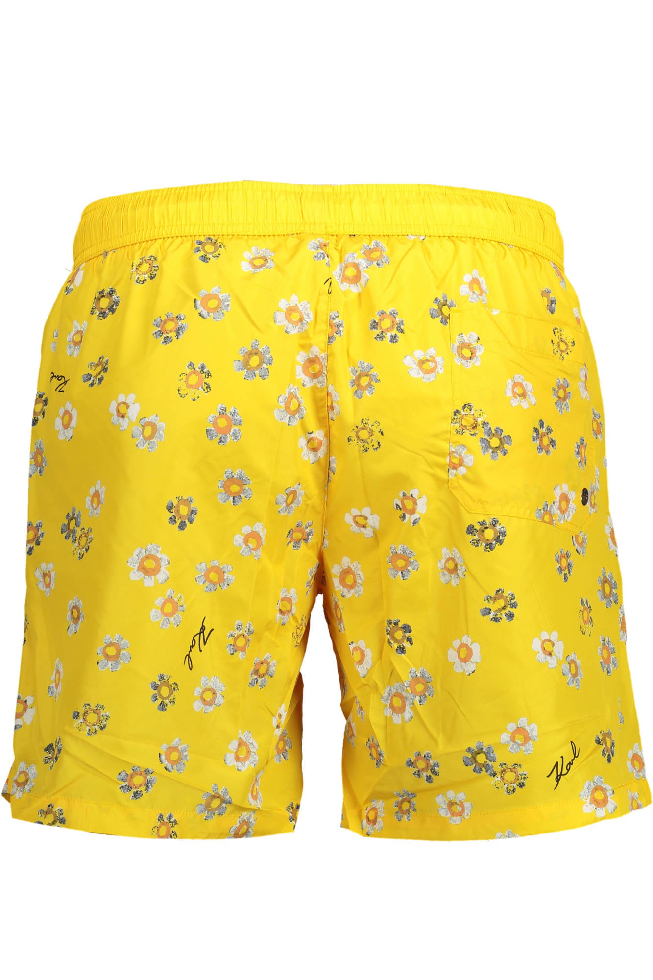 KL22MBM07_GIALLO_YELLOW – Stylische Herren-Badehose in Gelb – Nachhaltige Materialien & Komfort – Größe: S, M, L – Farbe: Giallo