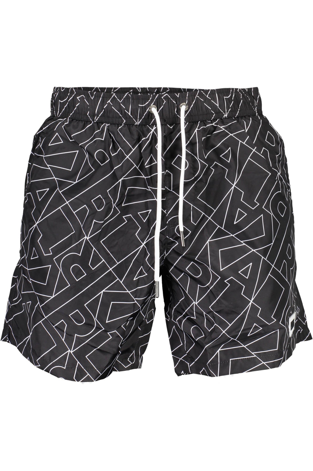 KL22MBM03_NERO_BLACK – Schwarzer Herren-Badeslip mit Taschen und Logodetails – Komfort & Stil – Größe: S – Farbe: Nero