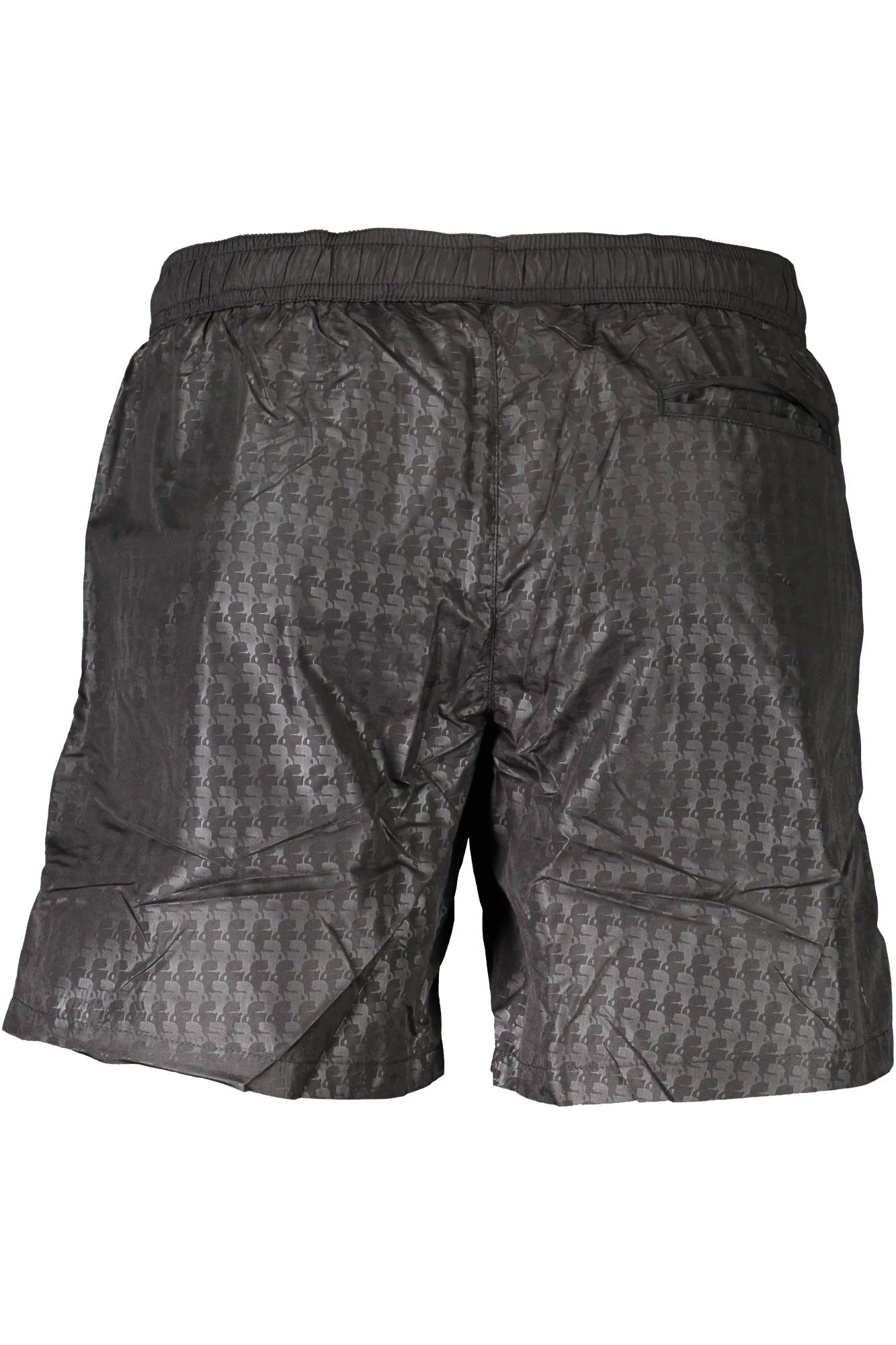 KL20MBM10_NERO_BLACK – Stilvolle schwarze Badeshorts für Herren mit Logo und Taschen – Größe: S – Farbe: Nero