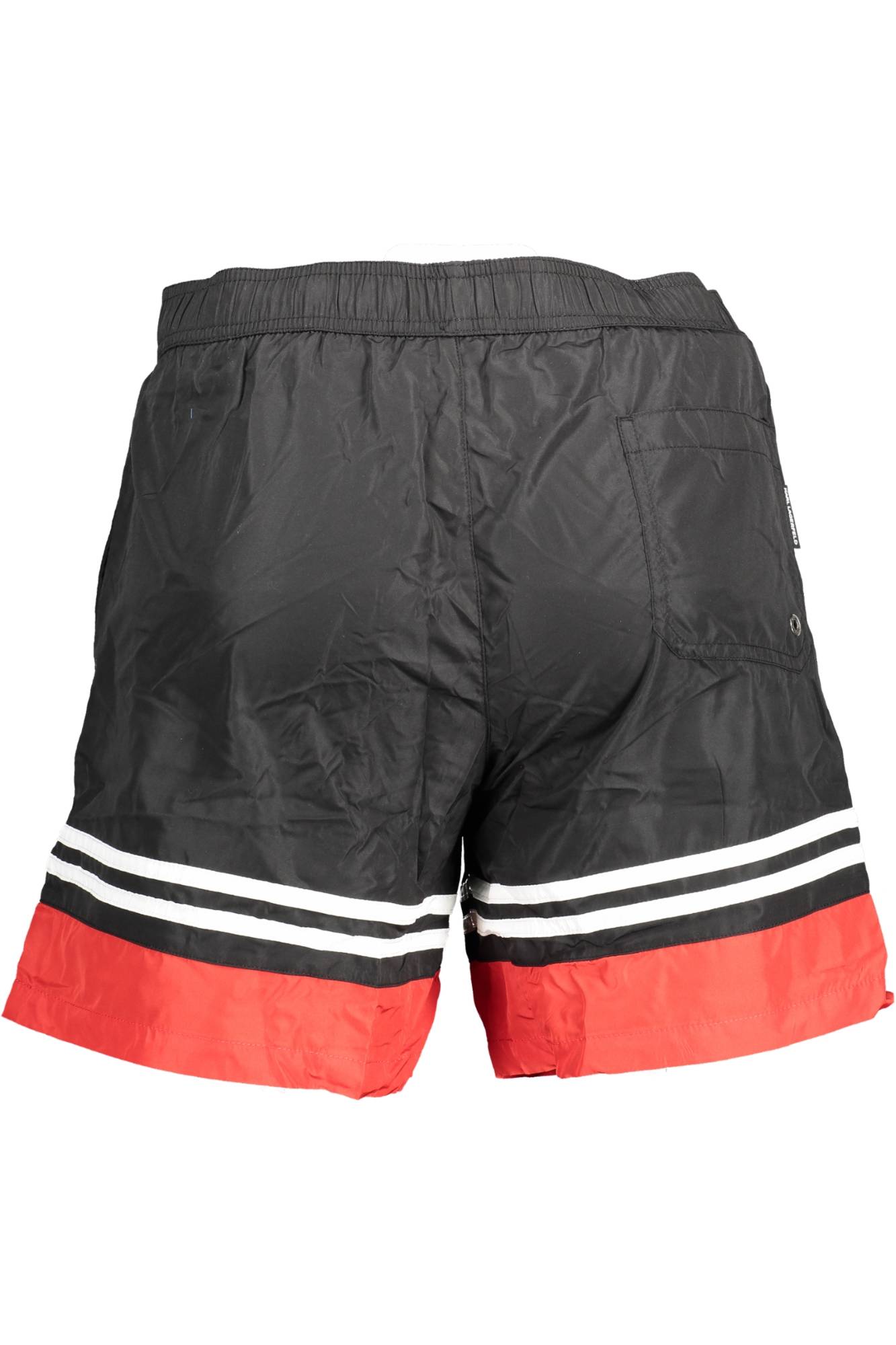 KL22MBS03_NERO_BLACK – Exklusive Herren Badeshorts in Schwarz - Eleganz trifft Komfort – Größe: S, M, L, XL – Farbe: Nero