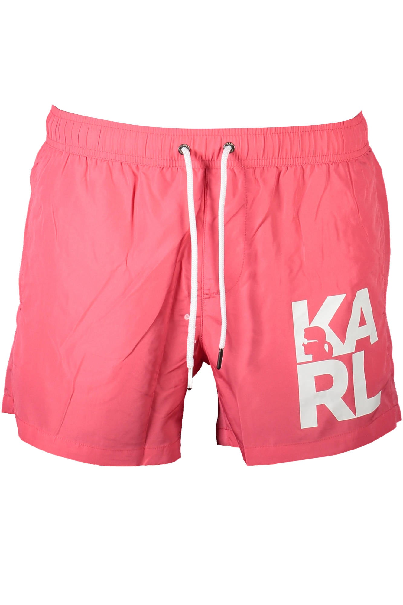 KL21MBS02_ROSA_FUCHSIA – Stilvolle rosa Herren-Badehose mit Taschen und Kontrastdetails – Größe: S, M – Farbe: Rosa