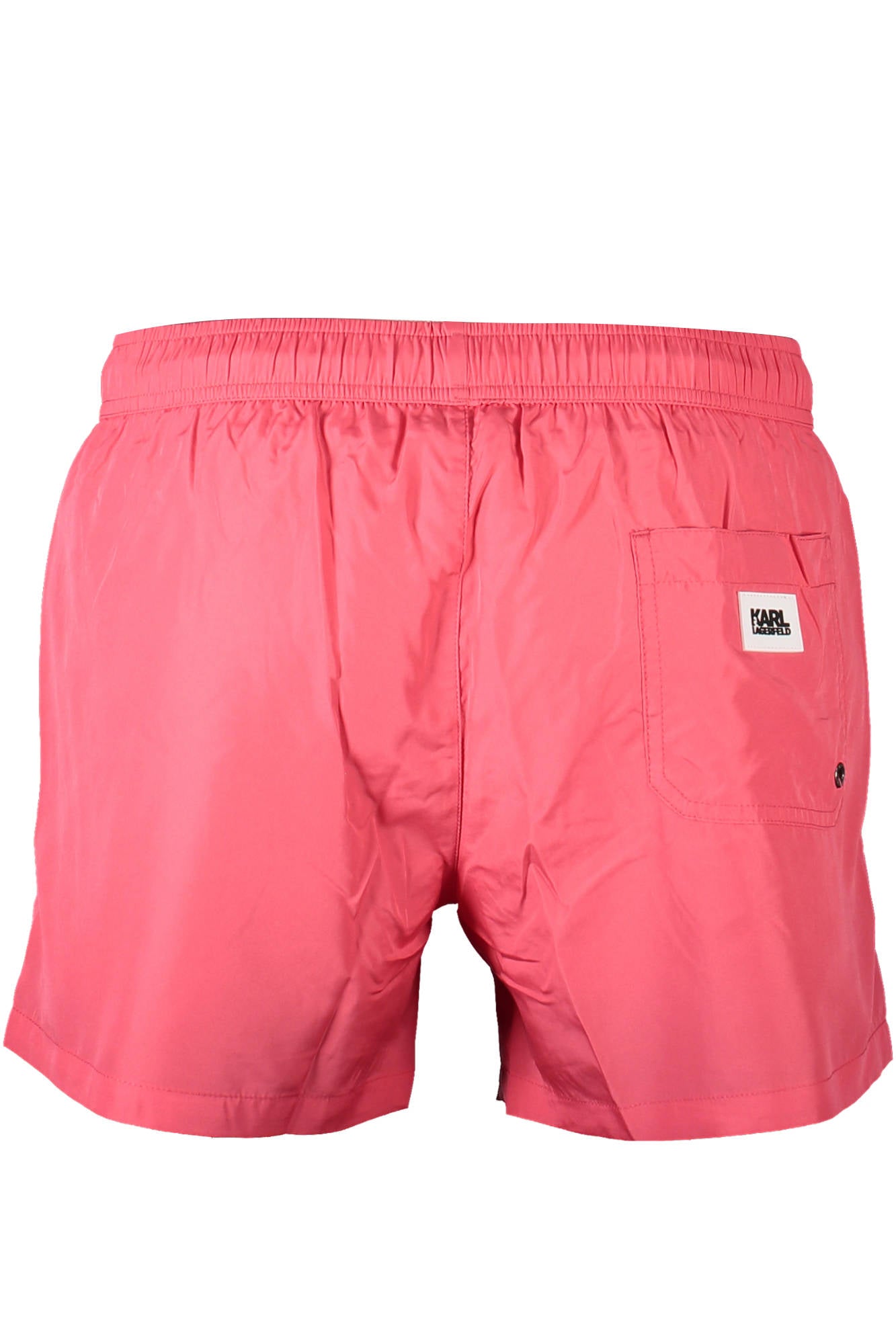 KL21MBS02_ROSA_FUCHSIA – Stilvolle rosa Herren-Badehose mit Taschen und Kontrastdetails – Größe: S, M – Farbe: Rosa