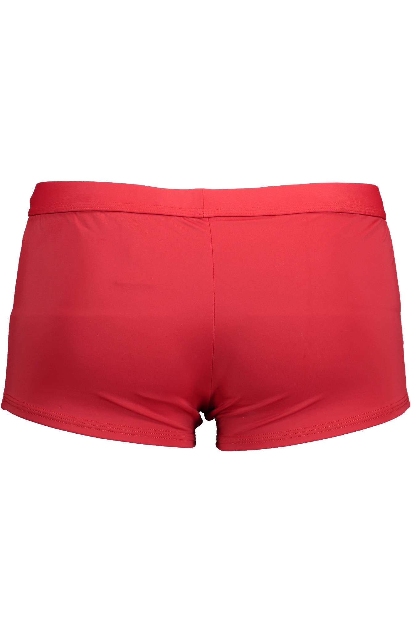 KL22MTR01_ROSSO_RED – Trendige rote Herren-Badehose mit Logo & Kordelzug. Perfekt für den Strand! – Größe: S – Farbe: Rosso