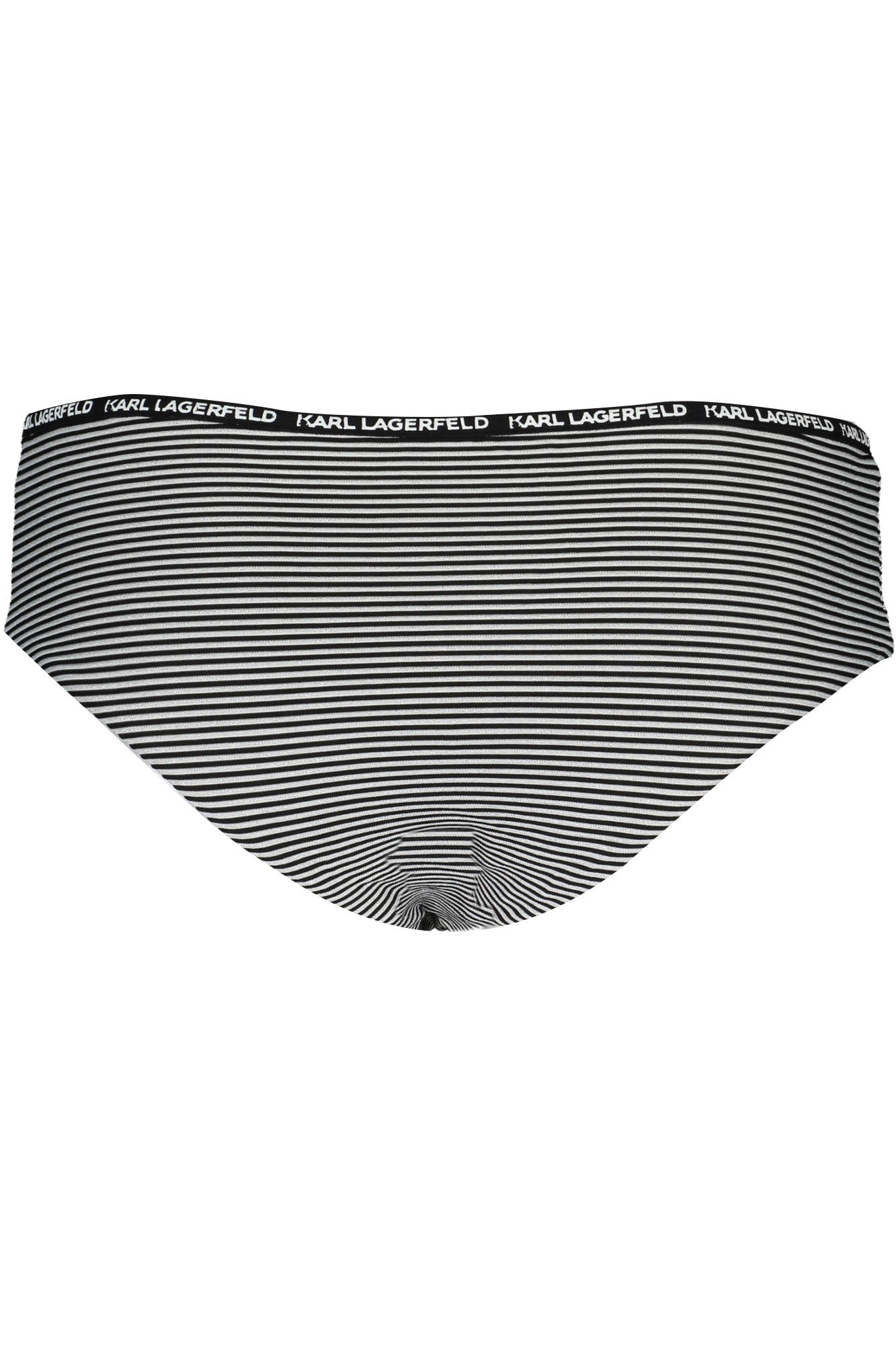 KL21WBT04_NERO_ONLY-ONE-C – Elegantes Damen Badehosen-Unterteil Schwarz mit Kontrastdetails – Größe: XS, S – Farbe: Nero