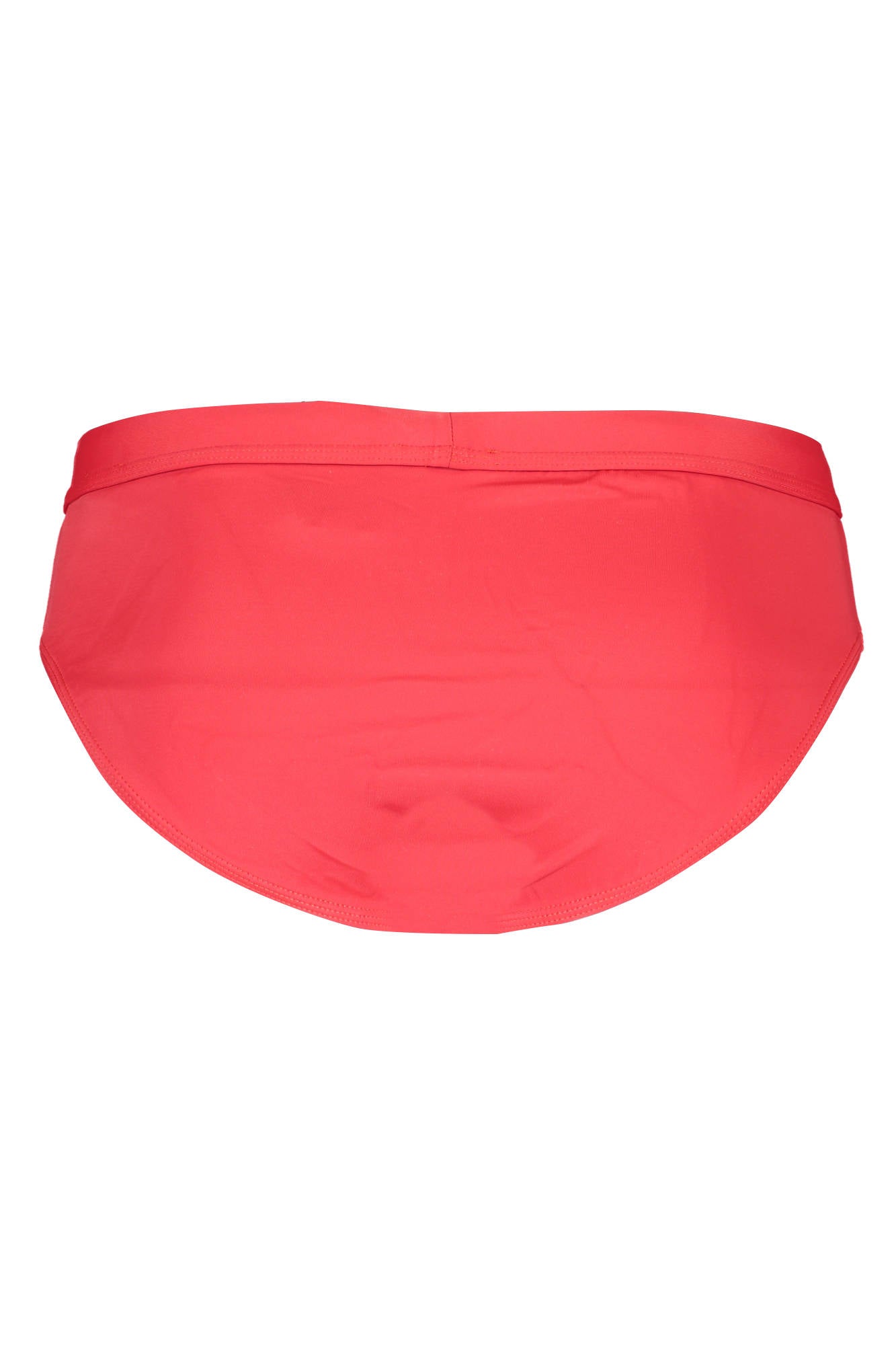 KL21MSP01_ROSSO_RED – Trendige Herren-Badehose in Rot mit Bindebändern und Logo-Detail – Größe: S – Farbe: Rosso