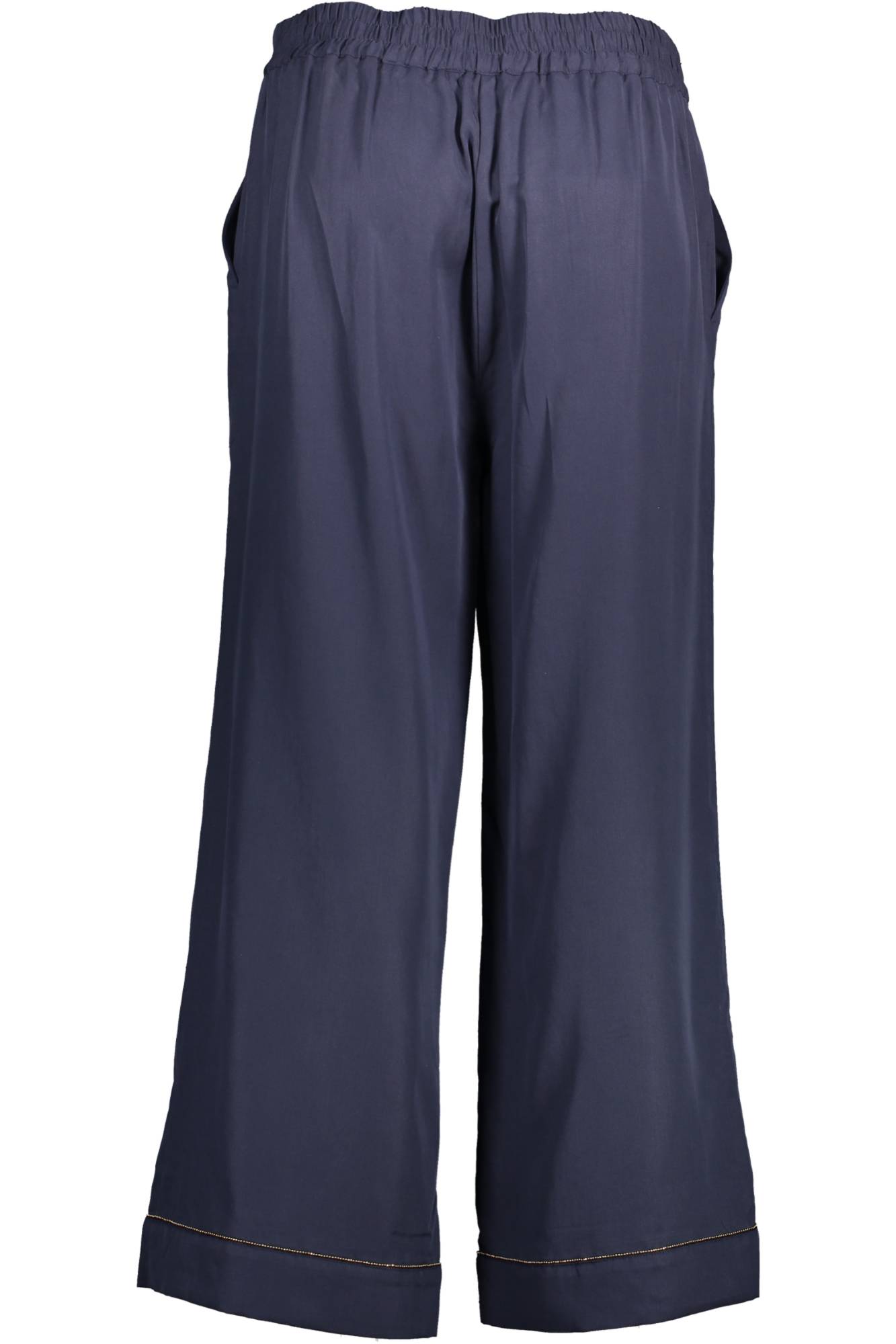 LAPSE_BLU_72320 – Damenhose Blau: Elastischer Bund, Taschen & Kontrastdetails – Größe: XS, S, M, L, XL, 2XL – Farbe: Blu