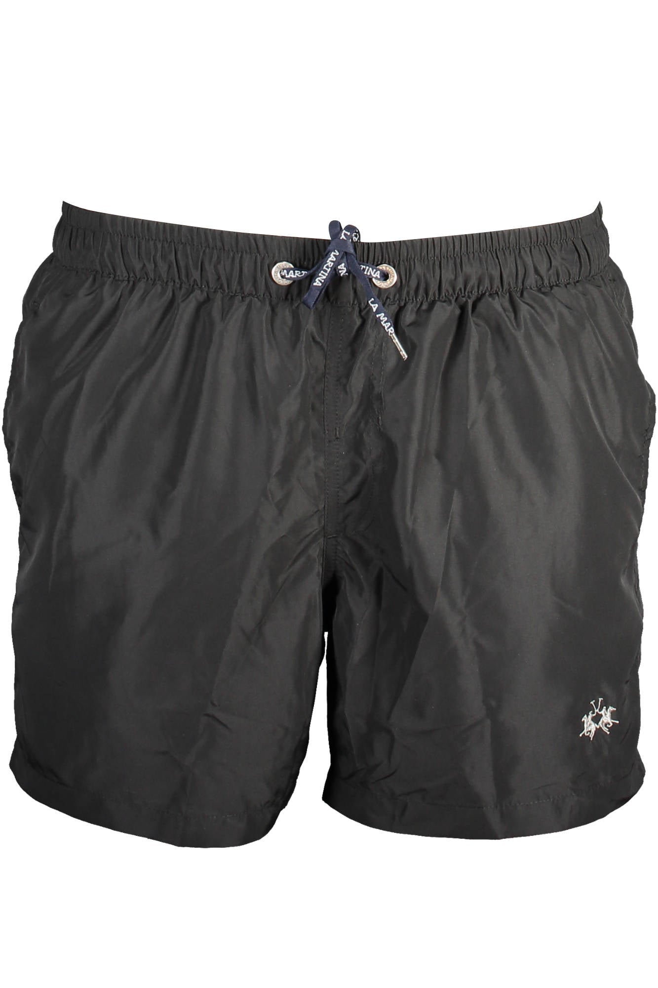 XMM002-PA114_NERO_09999 – Herren-Badeslip Schwarz: Komfort mit Taschen & Stickerei – Größe: S, M, L, XL – Farbe: Nero