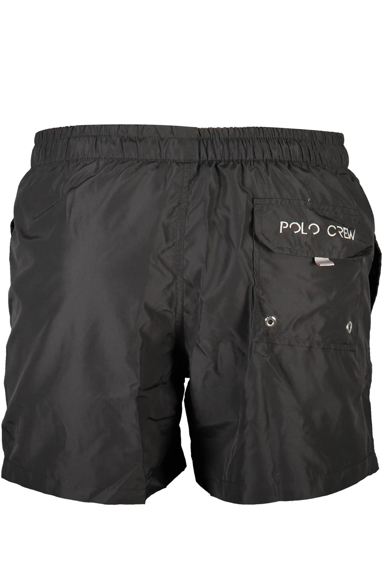 XMM002-PA114_NERO_09999 – Herren-Badeslip Schwarz: Komfort mit Taschen & Stickerei – Größe: S, M, L, XL – Farbe: Nero