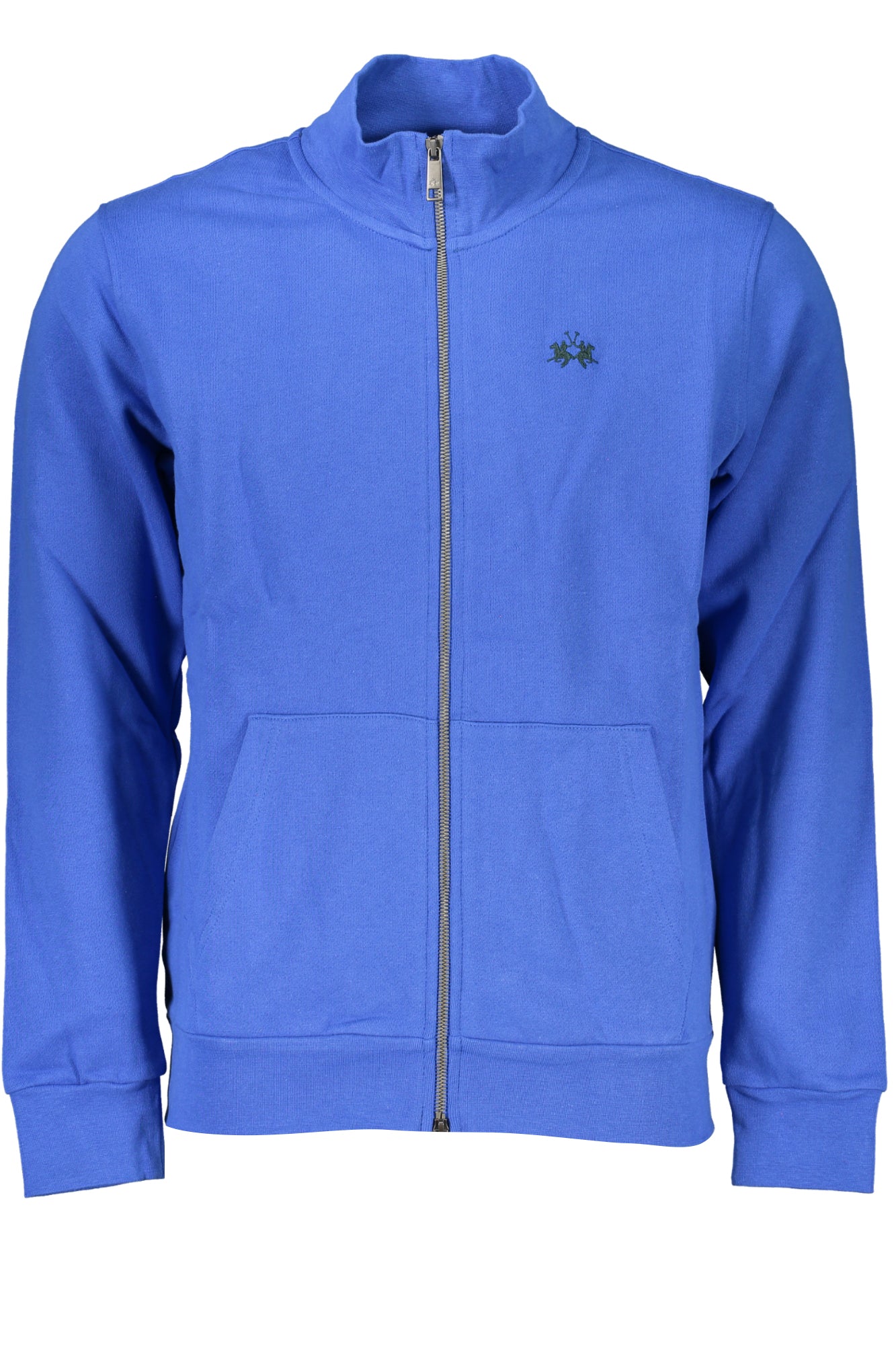 XMF012FP564_BL07065 – Herren-Sweatshirt mit Reißverschluss Blau - Fleece, Regular Fit & Taschen – Größe: S, M, L, XL, 2XL, 3XL – Farbe: Blu