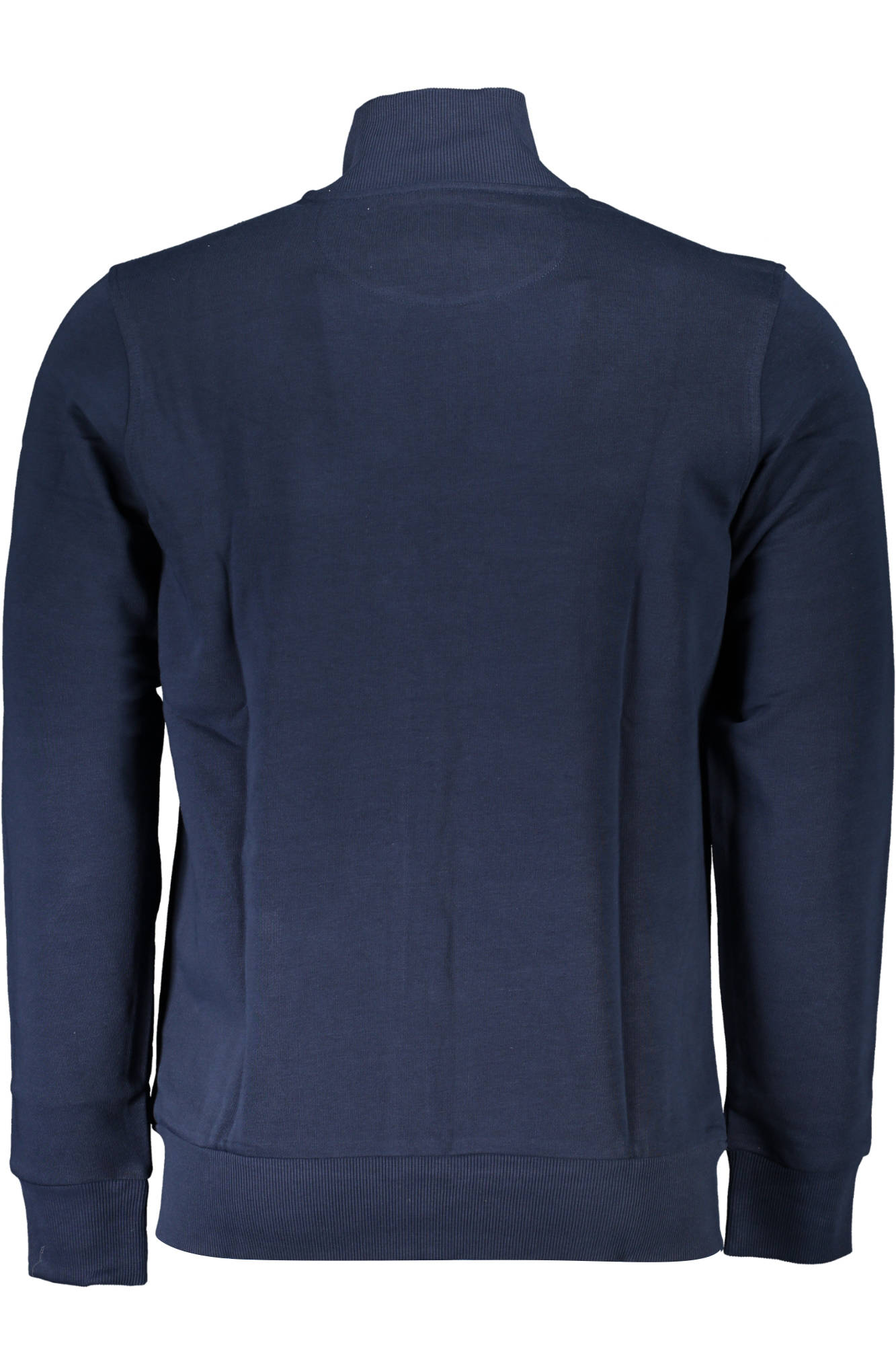 XMF010-FP112_BLU_07017 – Herren Sweatshirt Blau mit Reißverschluss & Stickerei - Eleganter Look – Größe: M, L, XL, 2XL, 3XL, S – Farbe: Blu