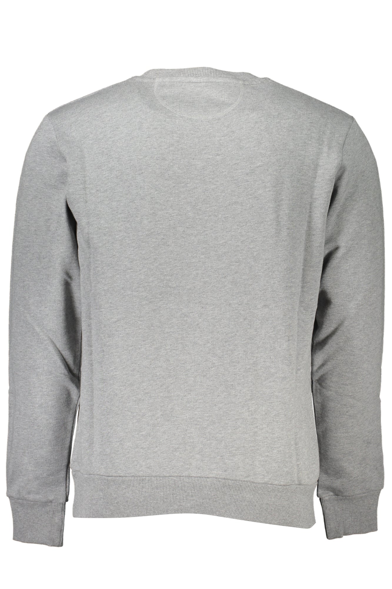 XMF011FP564_GR01002 – Herren-Sweatshirt Grau ohne Reißverschluss – Regular Fit mit Stickerei – Größe: S, M, L, XL, 2XL, 3XL – Farbe: Grigio
