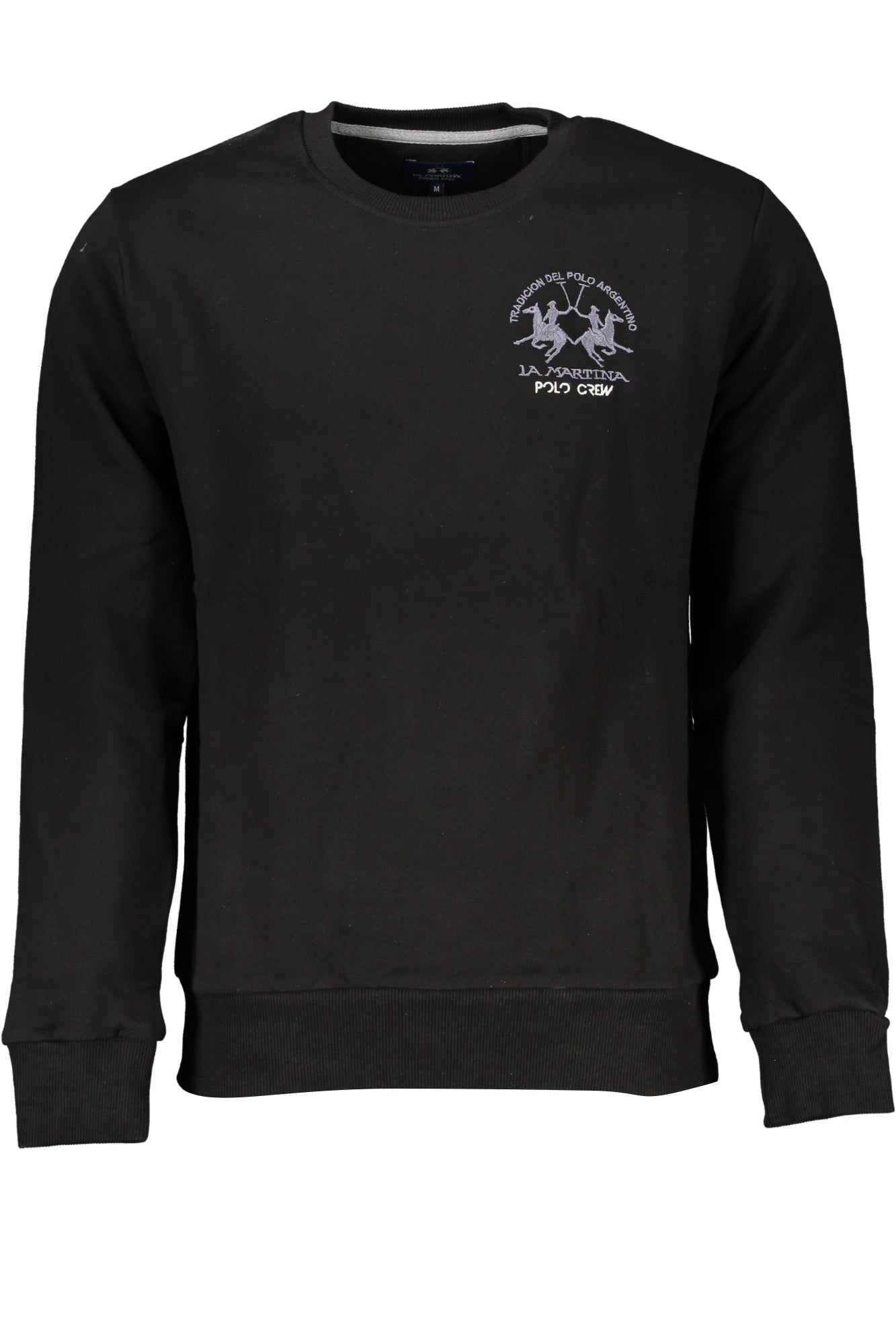 XMF011FP564_NE09999 – Herren-Sweatshirt Schwarz - Langarm, Fütterung, Logo-Stickerei – Größe: S, M, L, XL, 2XL, 3XL – Farbe: Nero