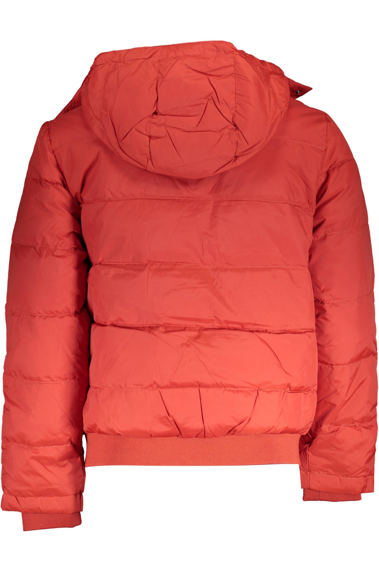 XMO009-PA110_ARANCIO_06053 – Herrenjacke Orange: Abnehmbare Kapuze, Stickerei & Mehr Taschen – Größe: S, M, L, XL, 2XL – Farbe: Arancione