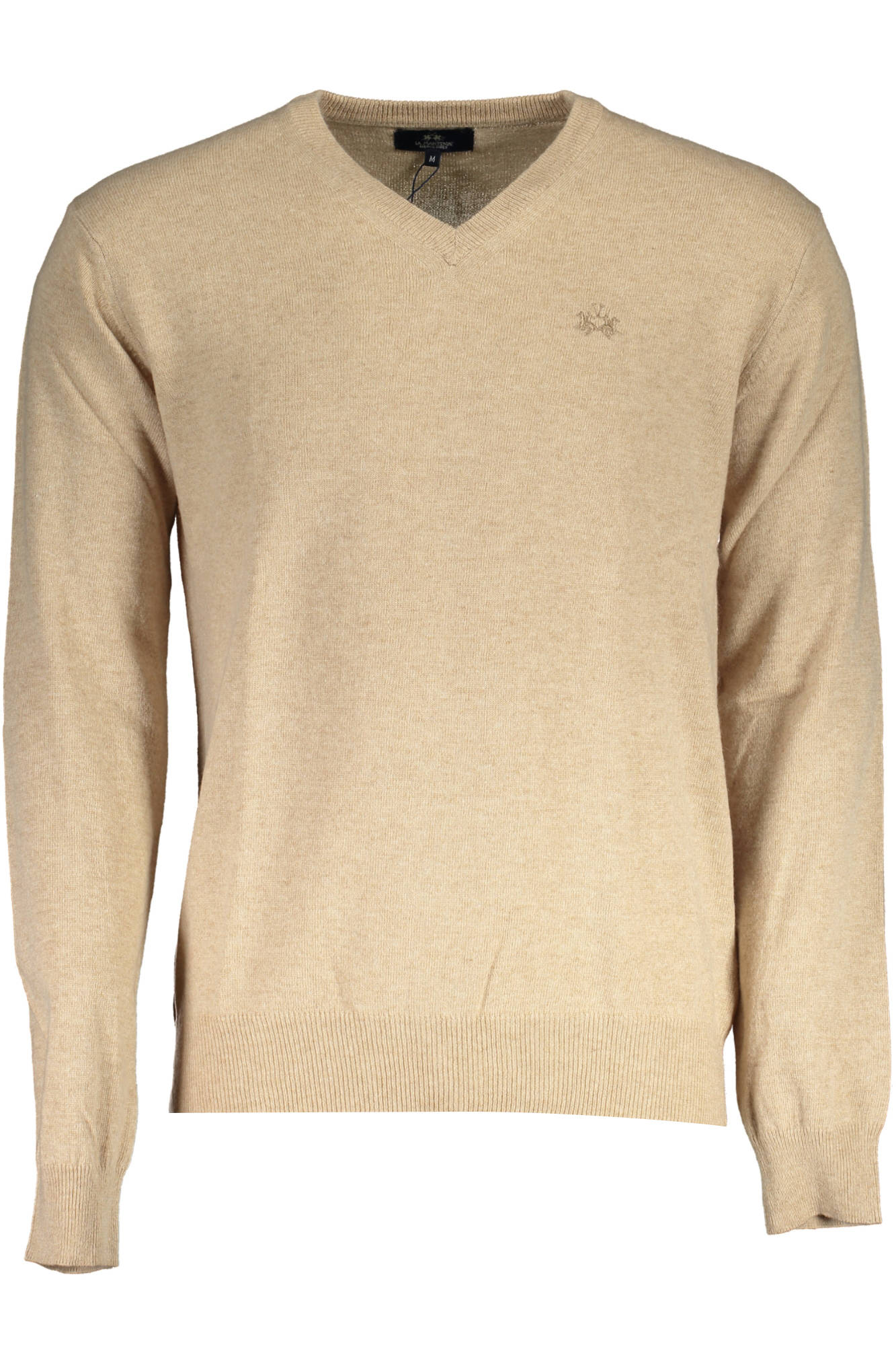 XMS001-YW084_BEIGE_04004 – Herren Pullover Beige, V-Ausschnitt, Regular Fit, Stilvoll und Elegant – Größe: S, M, L, XL, 2XL, 3XL – Farbe: Beige