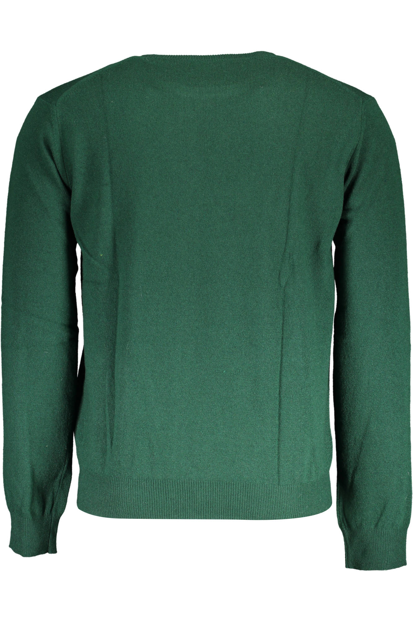XMS004-YW084_VERDE_03221 – Herren-Sweatshirt Grün: Langarm, Rundhals, Mit Stickerei-Details – Größe: 2XL, 3XL, XL, L – Farbe: Verde