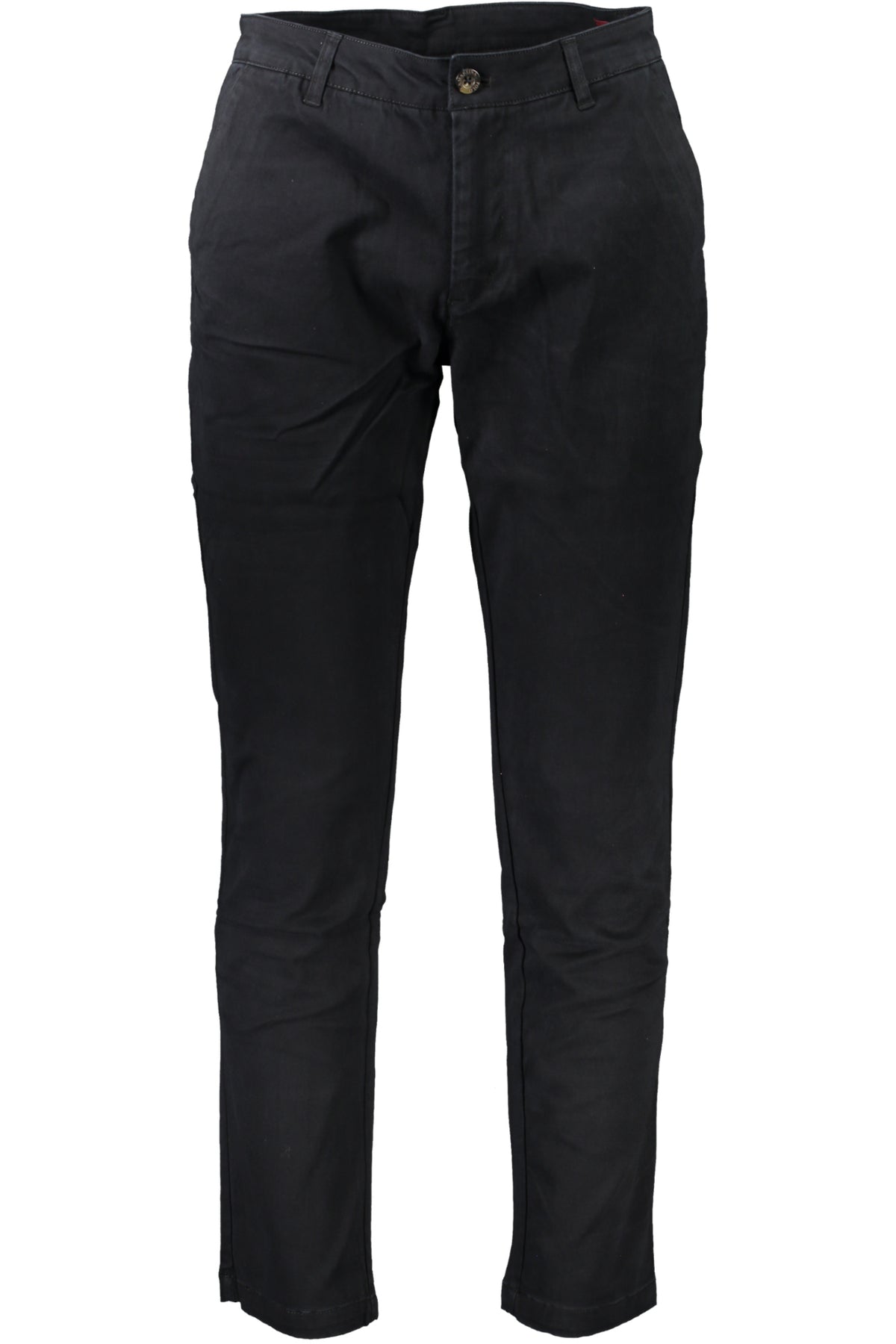 XMT008TW492_NE09999 – Elegante Herrenhose Schwarz - Slim Fit, 4 Taschen, Stilvolle Details – Größe: 30L32, 31L32, 32L32, 33L32, 34L32, 36L32, 38L32 – Farbe: Nero