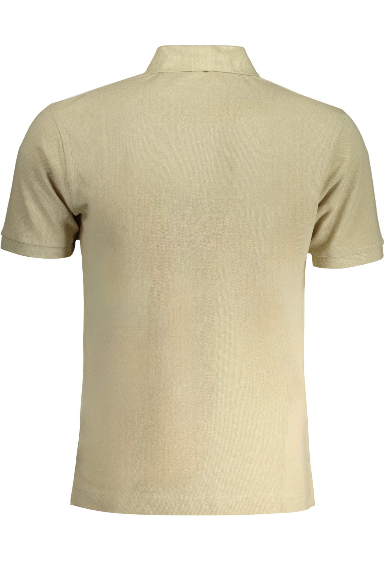 BPMP01PK031_BE04022 – Beiges Herren Polo Kurzarm mit Stickerei & Logo, Regular Fit – Größe: S, M, L, XL, 2XL – Farbe: Beige