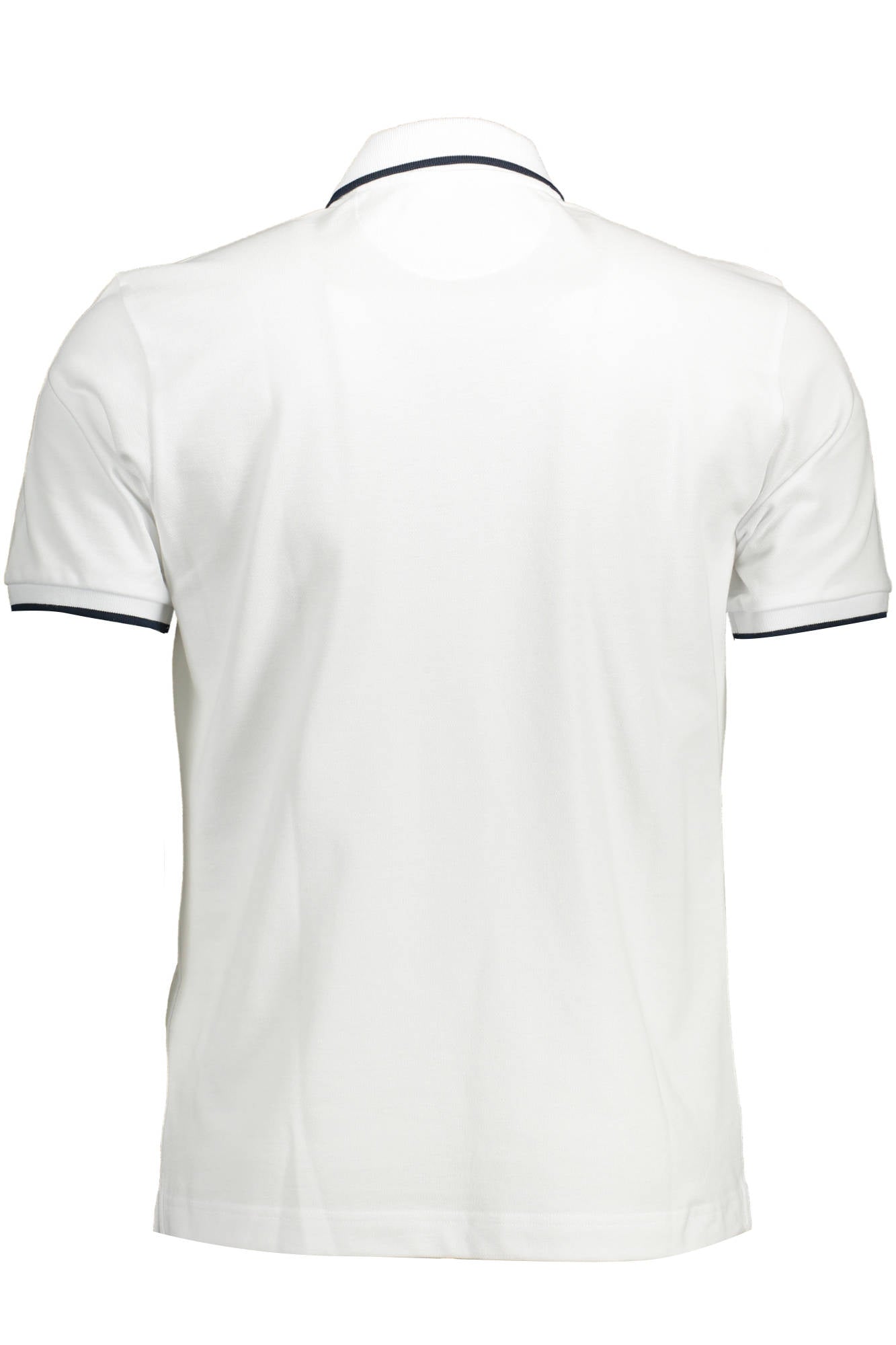 BPMP04-PK031_BIANCO_00001 – Elegantes Kurzarm-Polo für Herren in Weiß mit Stickerei-Details – Größe: M, L, XL, 2XL, 3XL – Farbe: Bianco