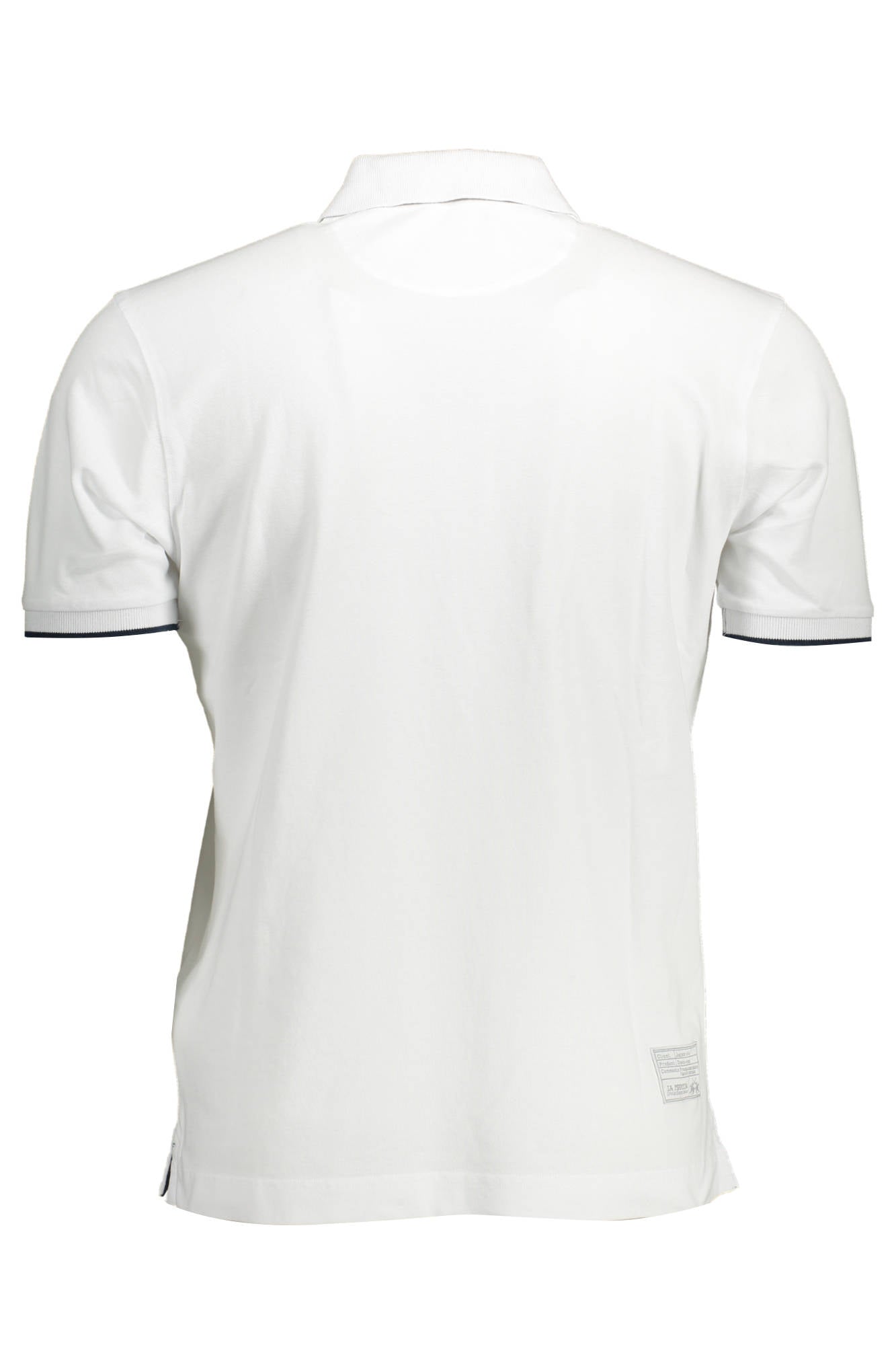 CCMP01PK001_3CCCD25_BIANCO0000 – Herren Poloshirt Weiß - Kurzarm, Regular Fit, Kontrast, Stickerei – Größe: S – Farbe: Bianco