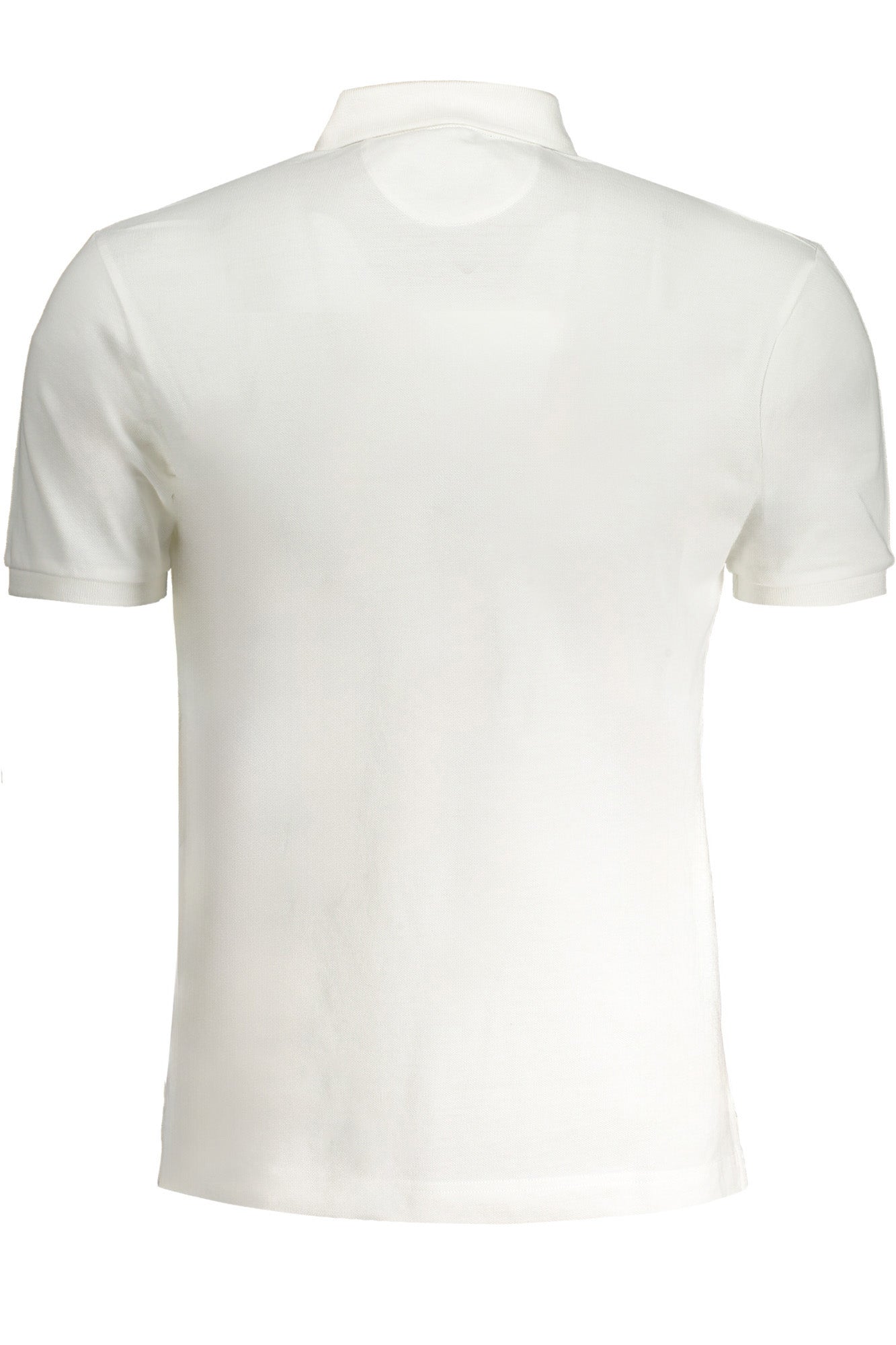 BPMP01PK031_BI00001 – Elegantes Weißes Kurzarm-Poloshirt für Herren mit Stickerei – Größe: S, M, L, XL, 2XL, 3XL – Farbe: Bianco