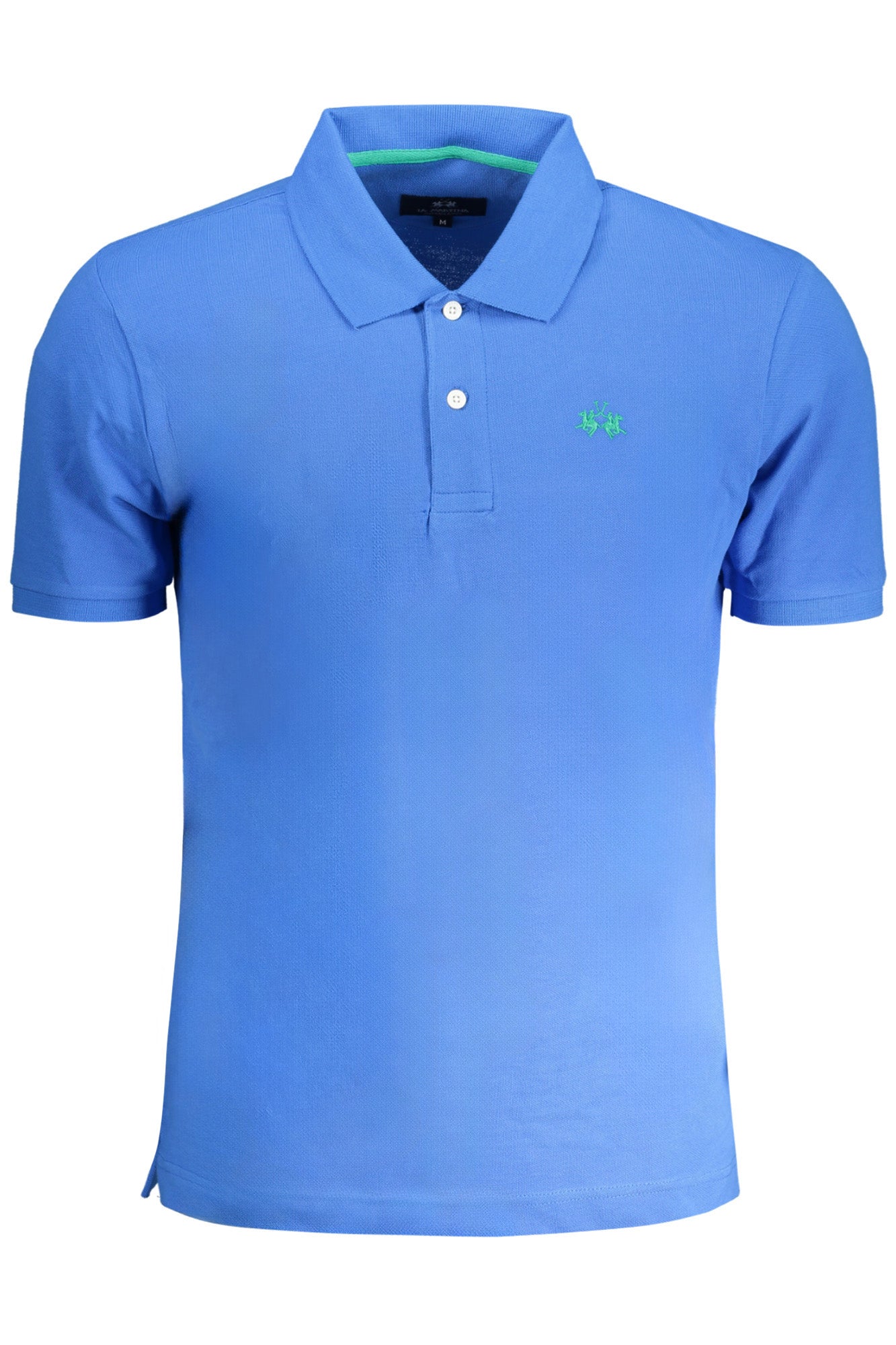 BPMP01PK031_BL07205 – Elegantes Herren Poloshirt Blau - Kurzarm, Regular Fit, Bestickt – Größe: M, S – Farbe: Blu