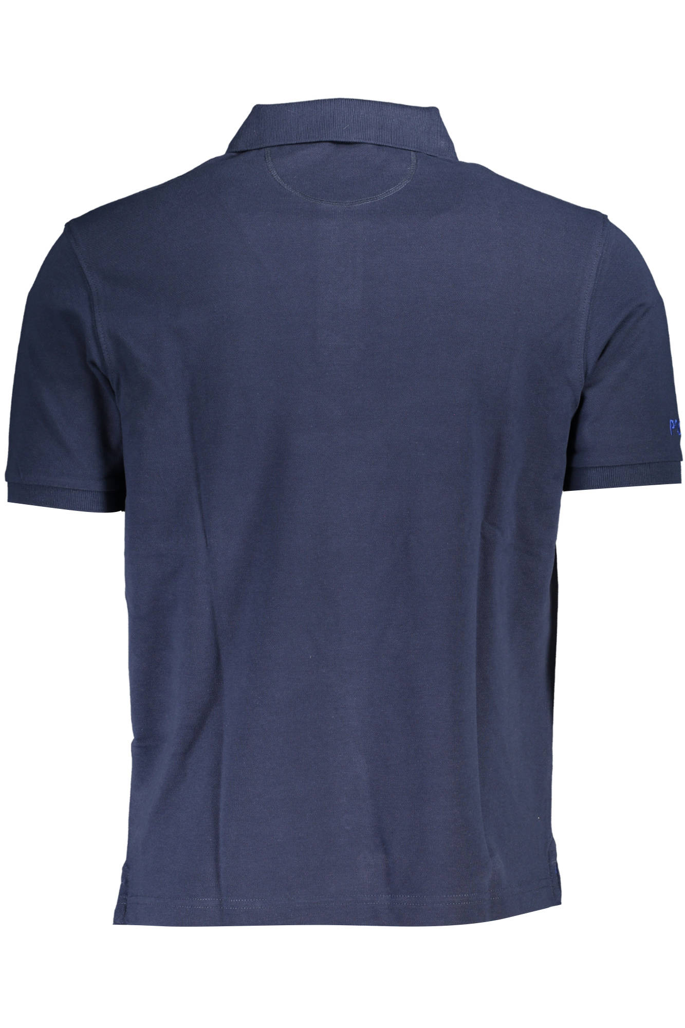 XMP002-PK031_BLU_07017 – Elegantes Blaues Herren-Poloshirt mit Stickerei und Logo-Details – Größe: M, XL – Farbe: Blu