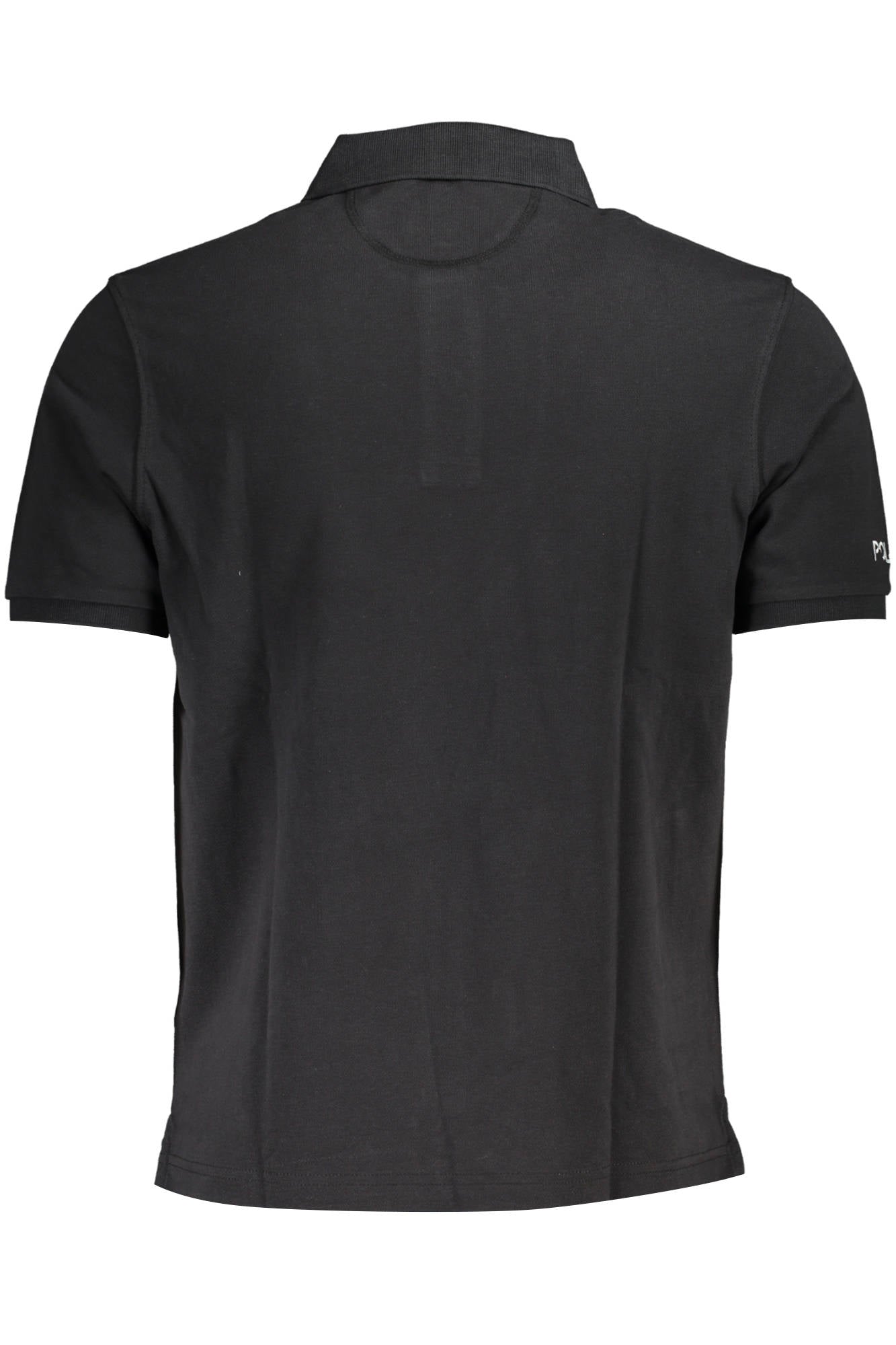 XMP002-PK031_NERO_09999 – Elegantes Kurzarm-Poloshirt für Herren in Schwarz mit Stickerei – Größe: M, L, XL – Farbe: Nero