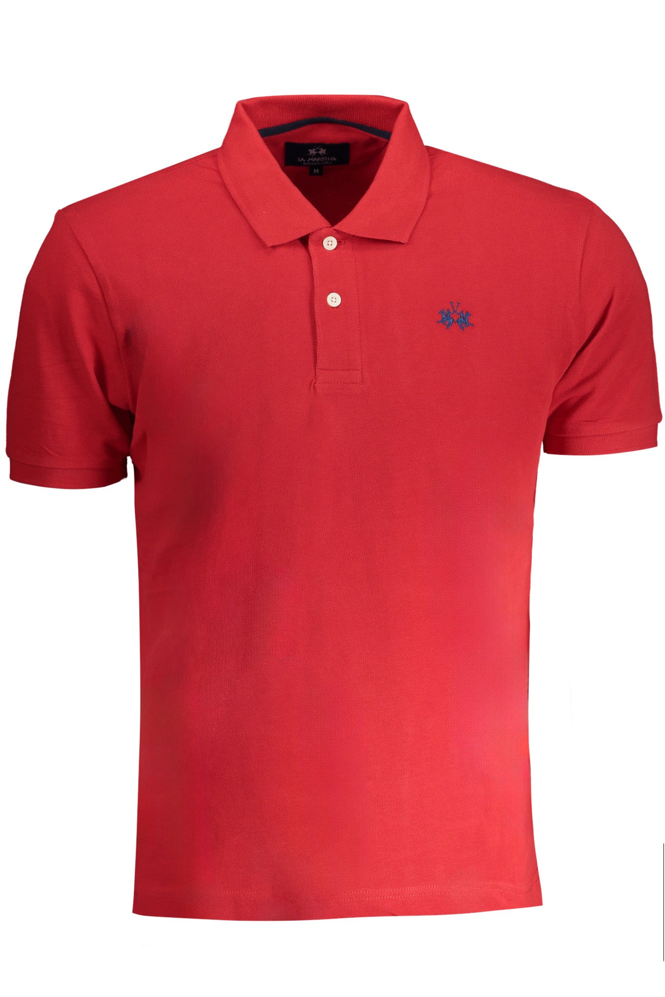 BPMP01PK031_RO06008 – Herren Rot Polohemd Kurzarm mit Stickerei & Logo, Regular Fit – Größe: S, M, L, XL, 2XL – Farbe: Rosso