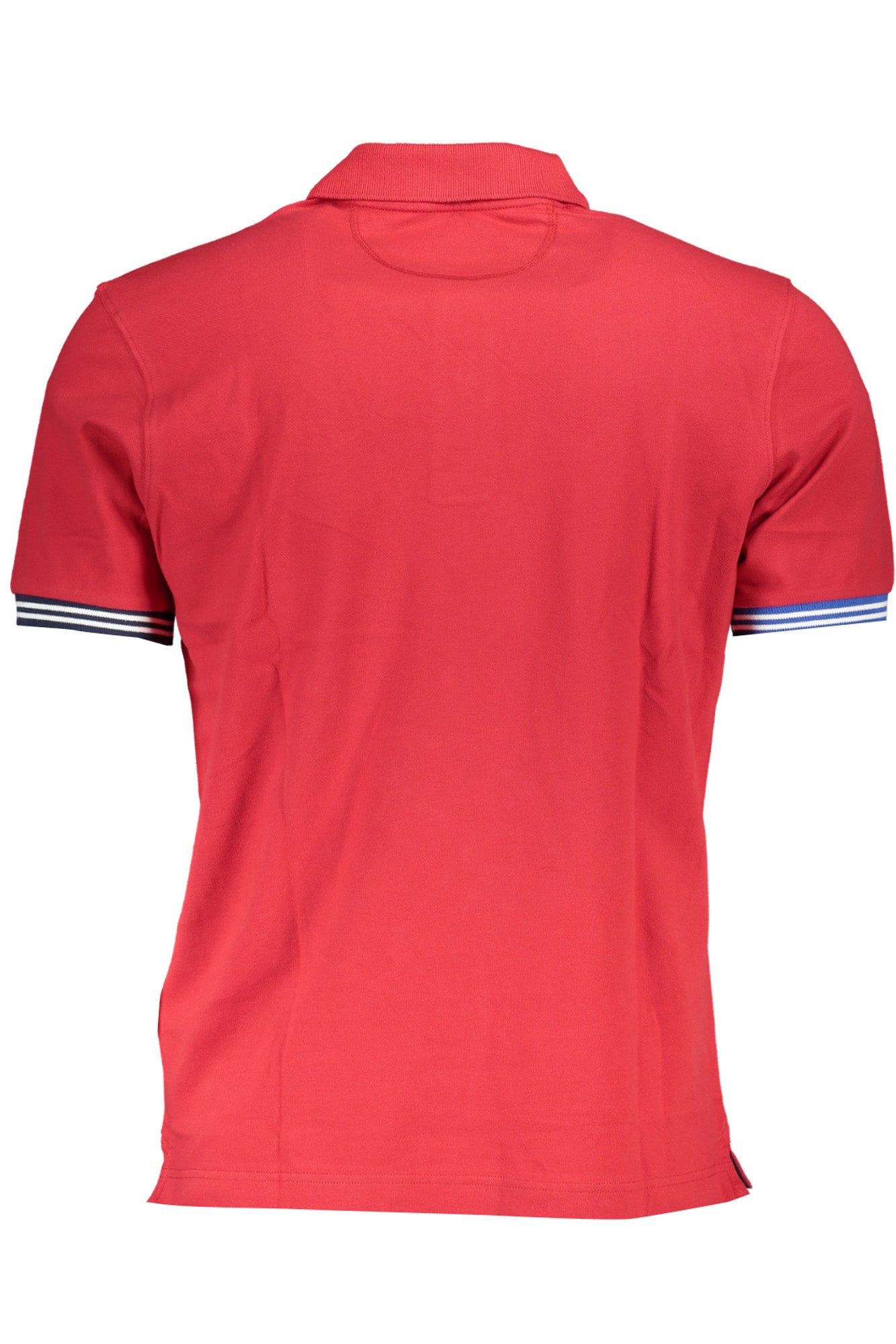 WMP009PK001_RO06101 – Herren Kurzarm-Poloshirt Rot - Regular Fit, Stickerei, Modernes Design – Größe: L, XL, 2XL – Farbe: Rosso