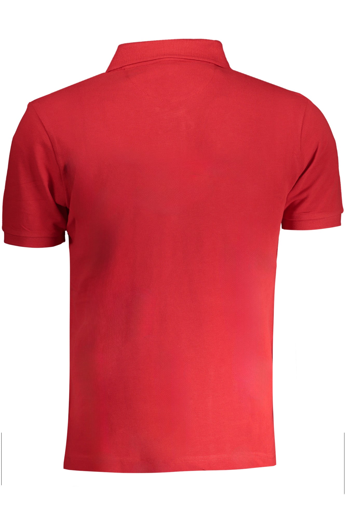 BPMP01PK031_RO06008 – Herren Rot Polohemd Kurzarm mit Stickerei & Logo, Regular Fit – Größe: S, M, L, XL, 2XL – Farbe: Rosso