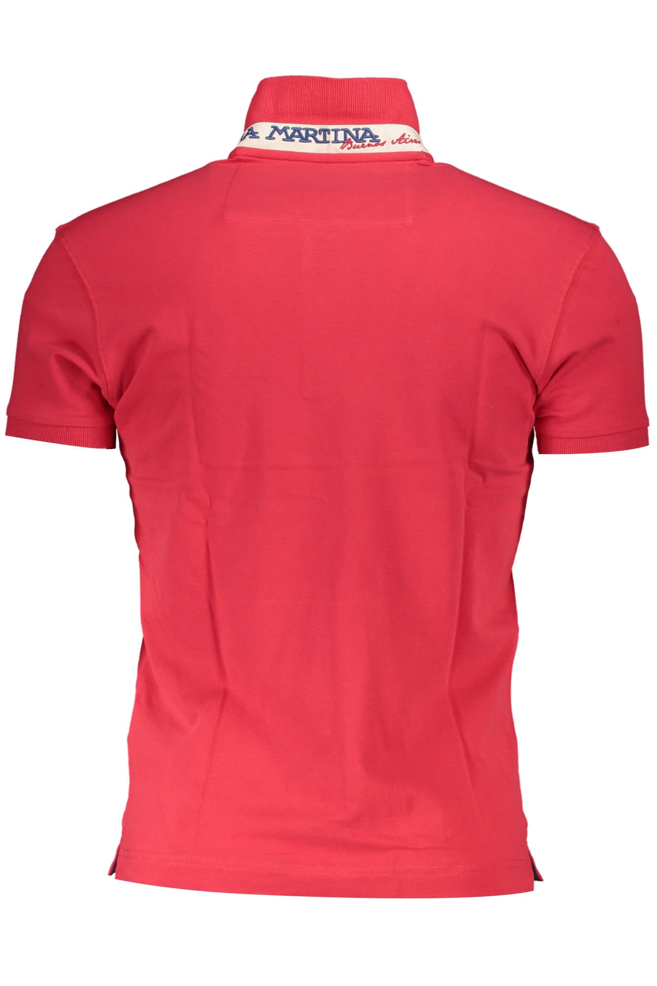 CCMP02PK001_23BC832_ROSSO06008 – Elegant und Sportlich: Rotes Slim Fit Polo für Herren mit Stickerei – Größe: S – Farbe: Rosso