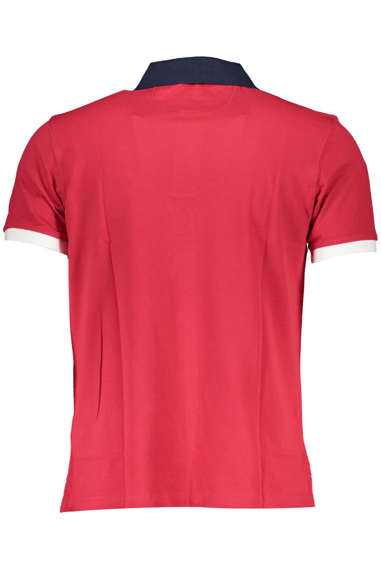 XMP310-PK031_ROSSO_06005 – Herren Kurzarm-Polo Rot – Stilvoll mit Kontrastdetails und Stickerei – Größe: M, XL, 2XL – Farbe: Rosso