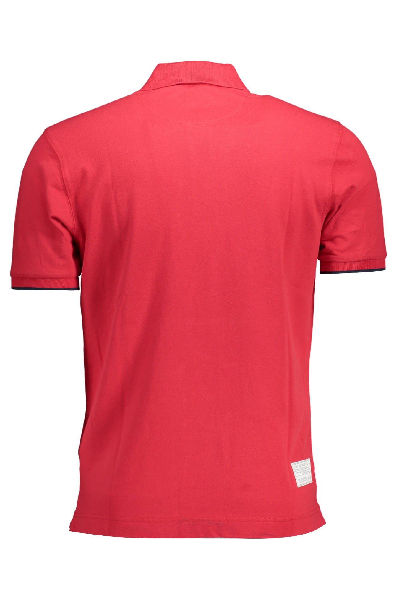 CCMP01PK001_9FF9416_ROSSO06008 – Herren Kurzarm Polo - Rot, Regular Fit, Stickerei & Kontrastdetails – Größe: S – Farbe: Rosso