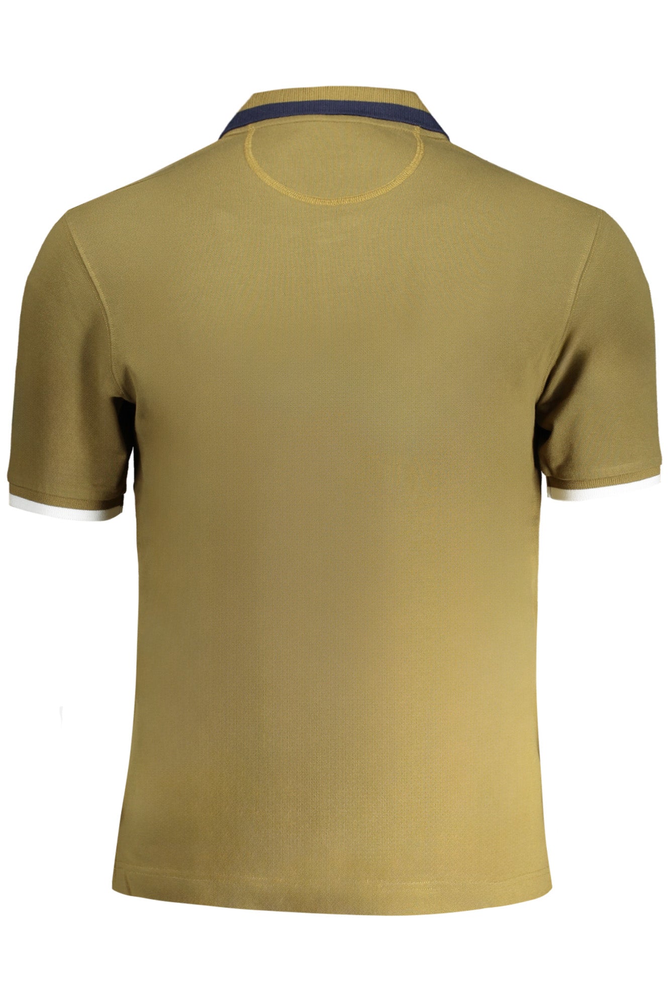 YMP006PK001_VE03197 – Herren Slim Fit Polo Grün - Kurzarm, Kontrastdetails & Stickerei – Größe: S, M, L, XL, 2XL, 3XL – Farbe: Verde