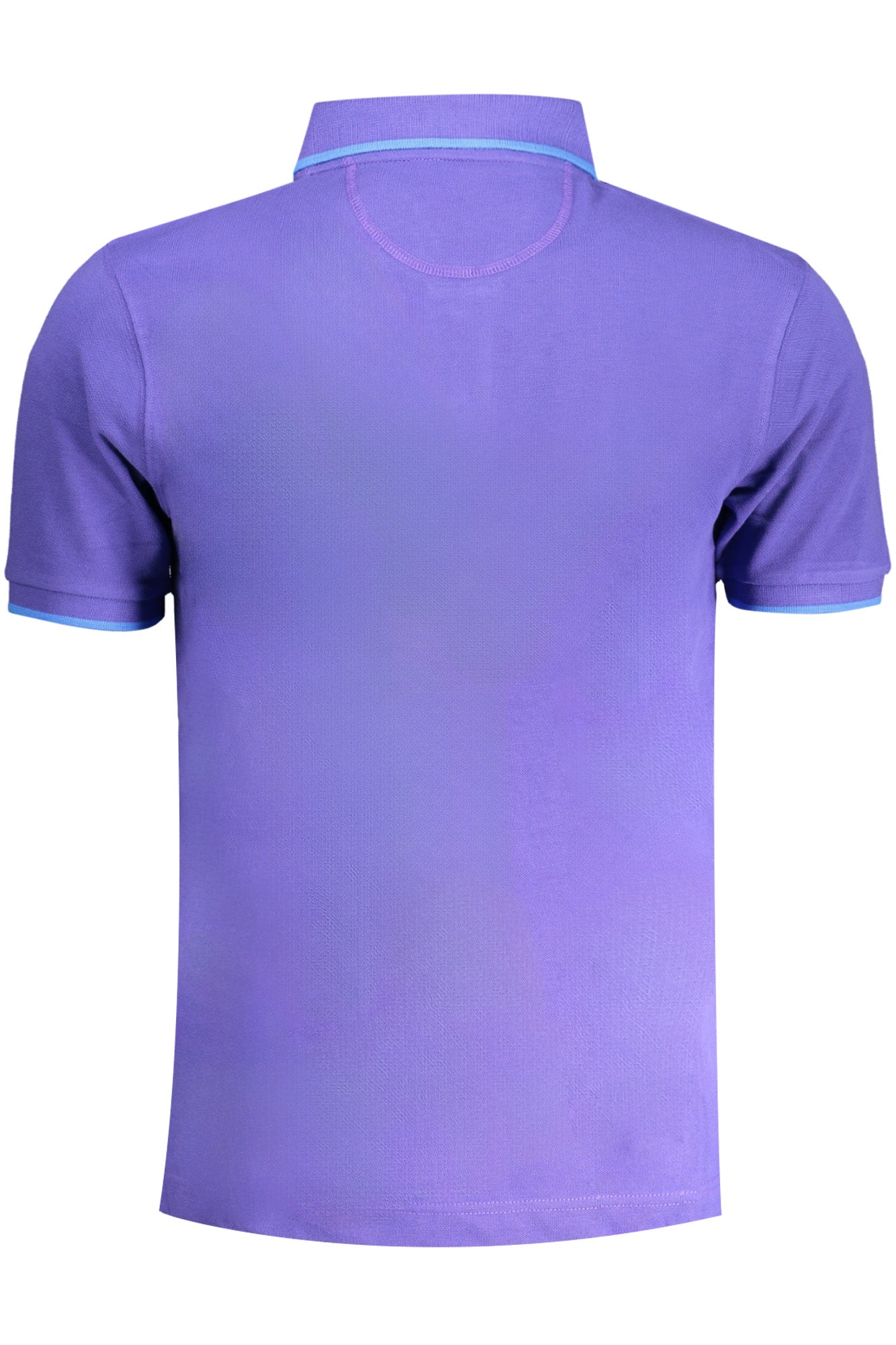 BPMP04PK031_VI07213 – Polo Kurzarmhemd Lila – Regular Fit mit Stickerei und Kontrasten – Größe: S, M, L, XL, 2XL, 3XL – Farbe: Viola