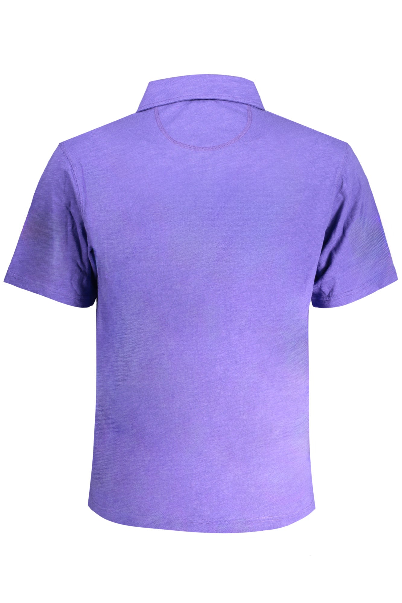 YMP018JS259_VI07213 – Lila Herren Kurzarm-Polohemd mit Stickerei und Logo - Normale Passform – Größe: S, M, L, XL, 2XL, 3XL – Farbe: Viola